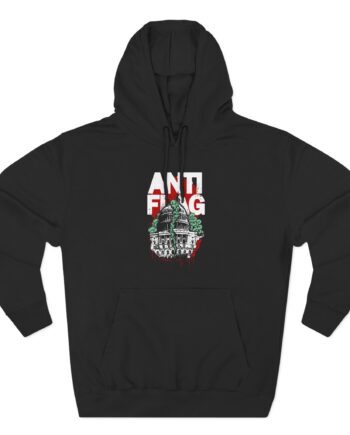 Anti Flag Washington Dc Three-Panel Fleece Hoodie