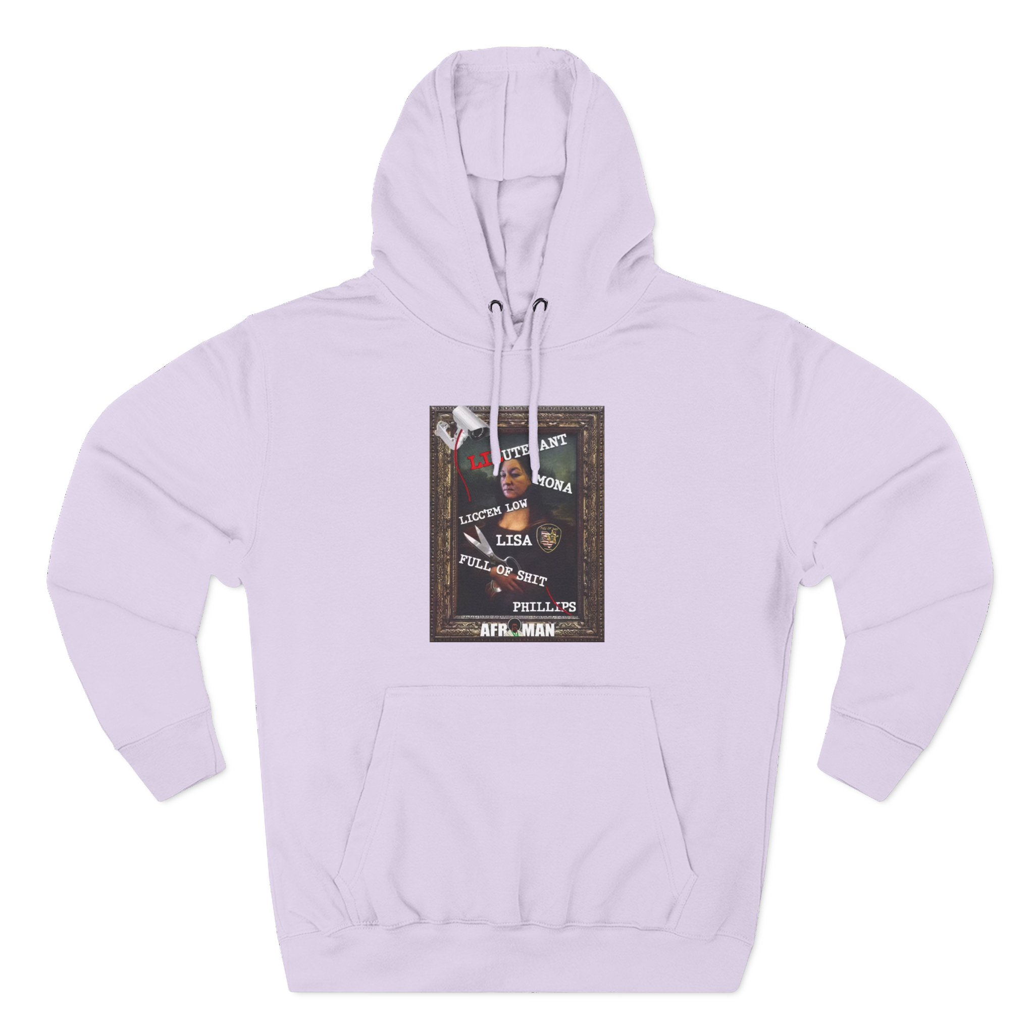 Afroman Lt Licc’em Low Lisa Full of Shit Phillips Three-Panel Fleece Hoodie