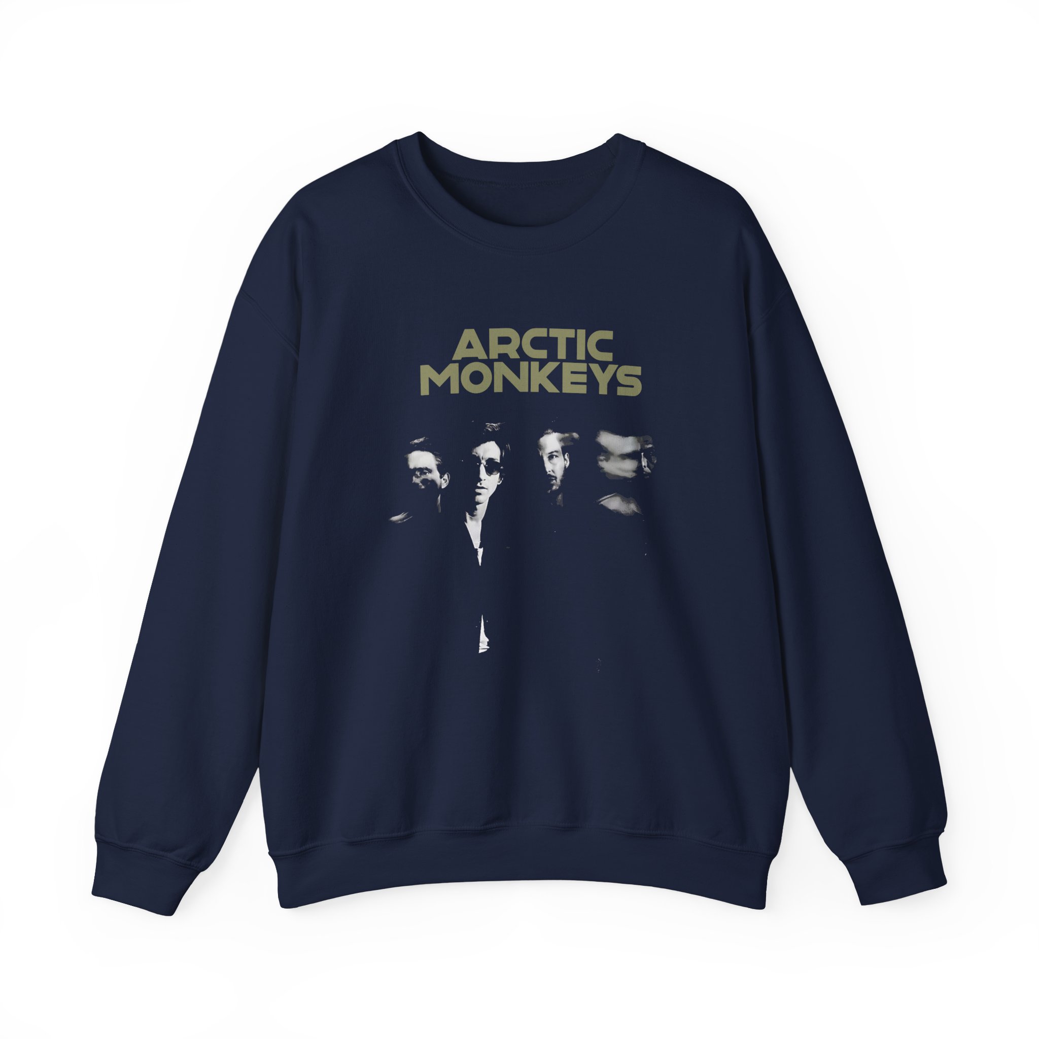 Arctic Monkeys Distorted Photo Unisex Heavy Blendâ„¢ Crewneck Sweatshirt