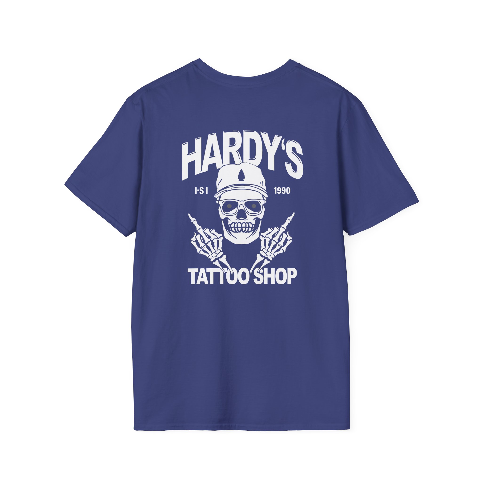 Hardy Tattoo Shop Unisex Softstyle T-Shirt