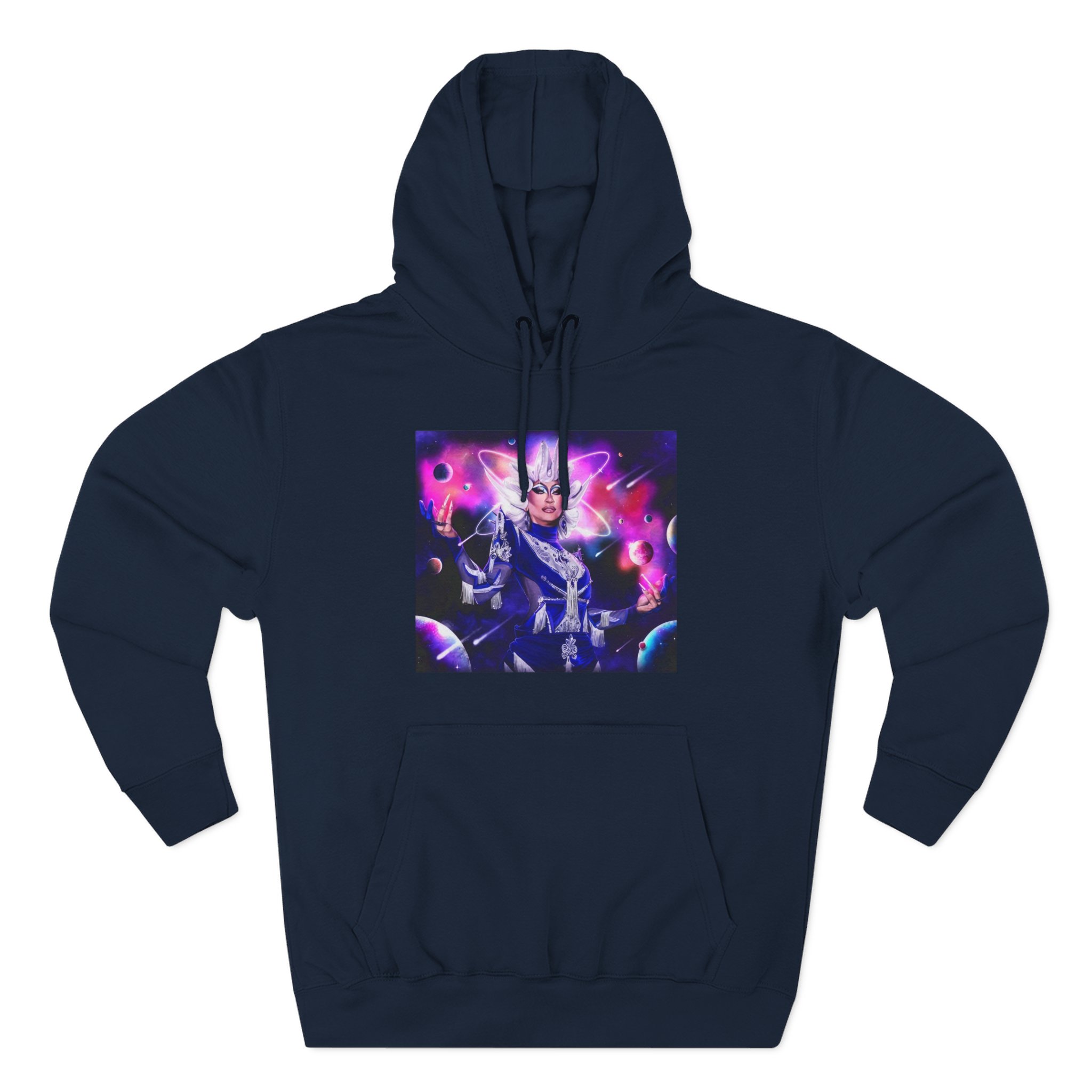 Anetra Galaxy Three-Panel Fleece Hoodie