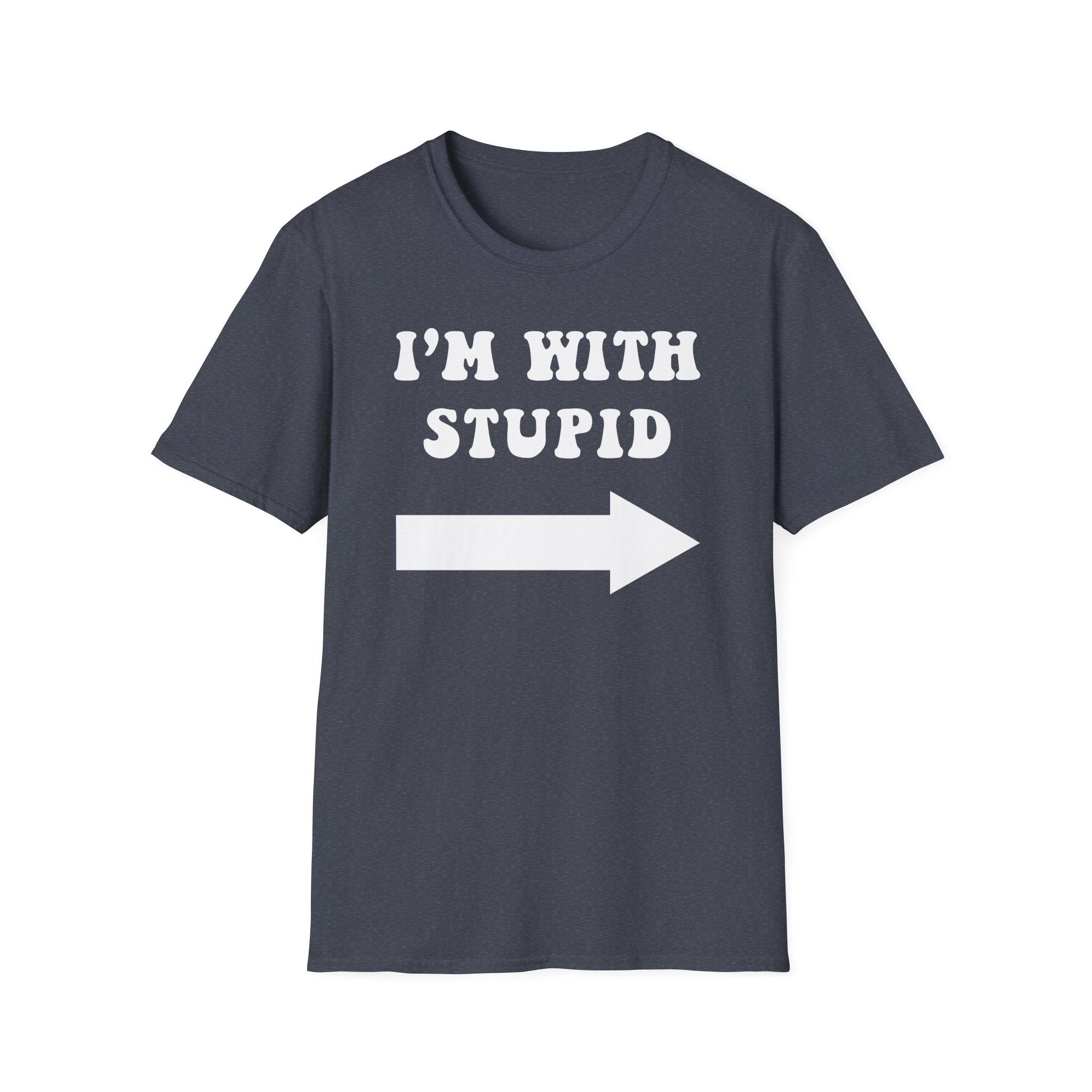 Jimmy Kimmel I'm With Stupid Unisex Softstyle T-Shirt