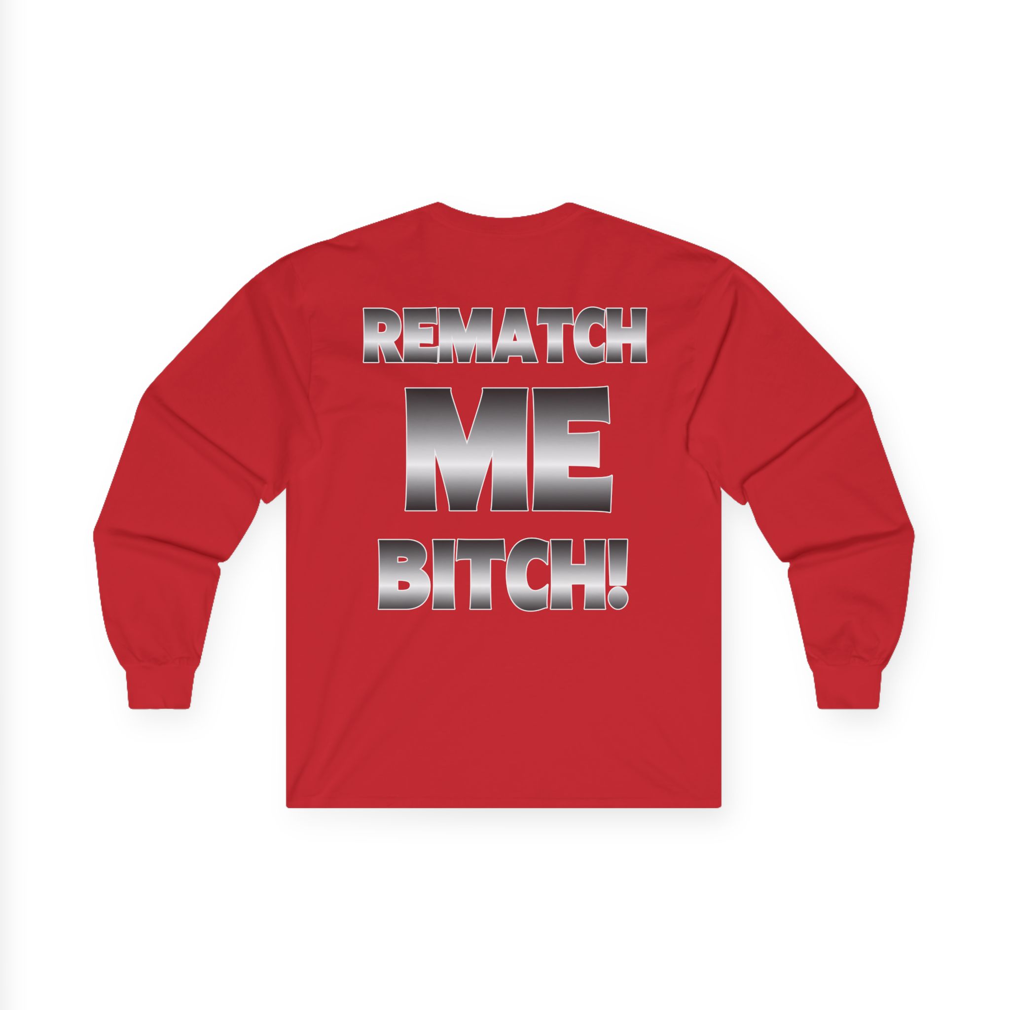 Ryan Garcia Tank’s 1 Fan Rematch Me Bitch Unisex Ultra Cotton Long Sleeve Tee