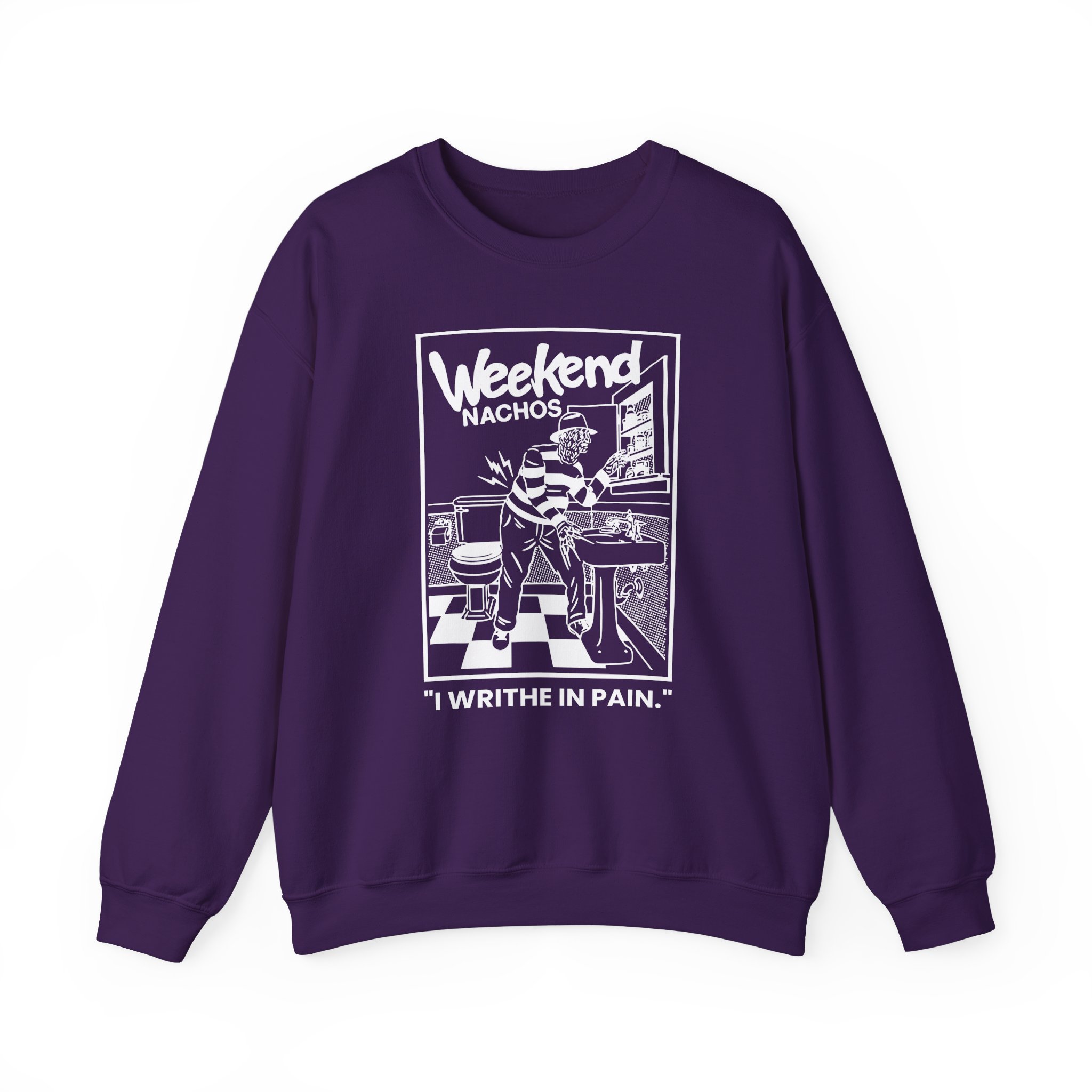Weekend Nachos I Writhe in Pain Unisex Heavy Blendâ„¢ Crewneck Sweatshirt