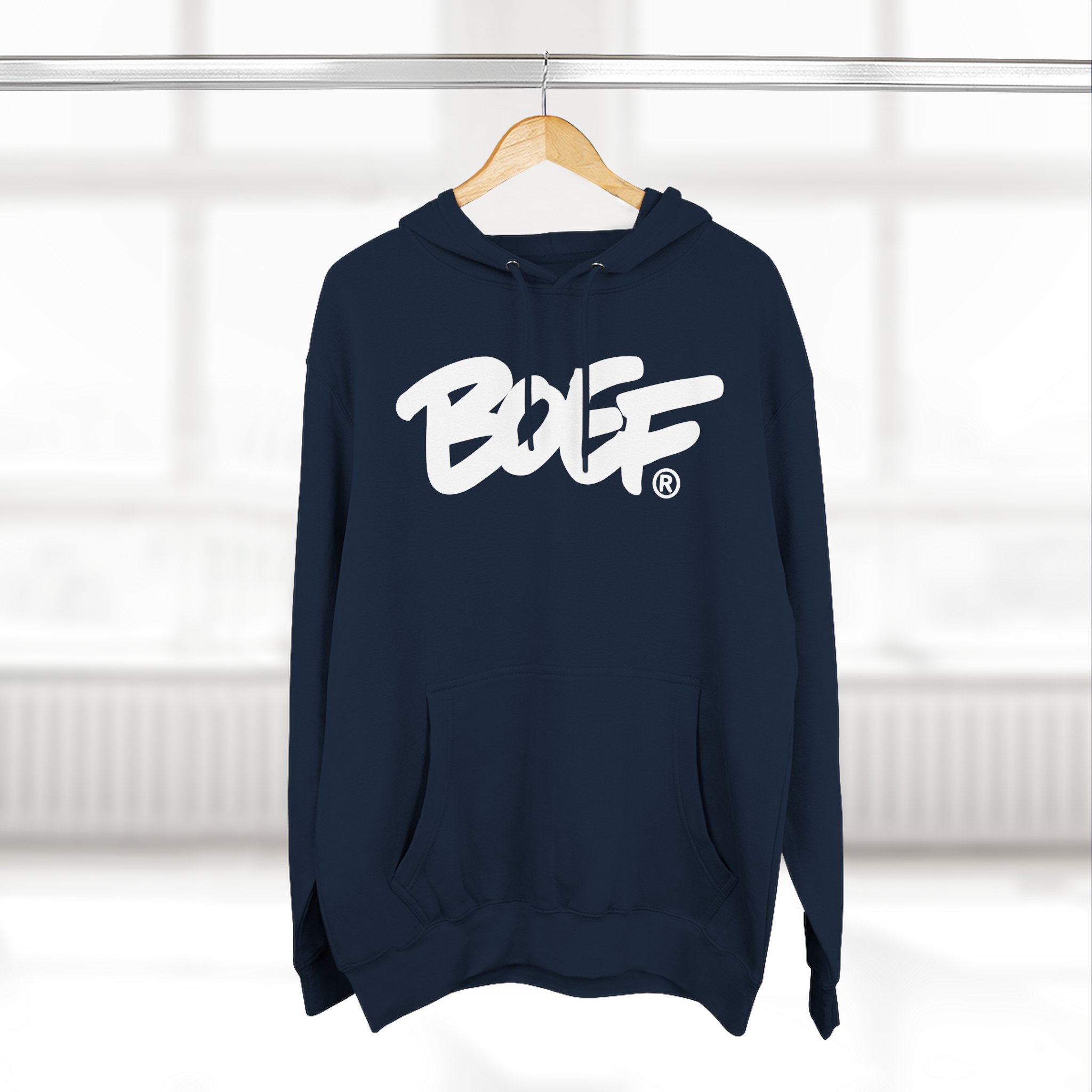 Boef Three-Panel Fleece Hoodie
