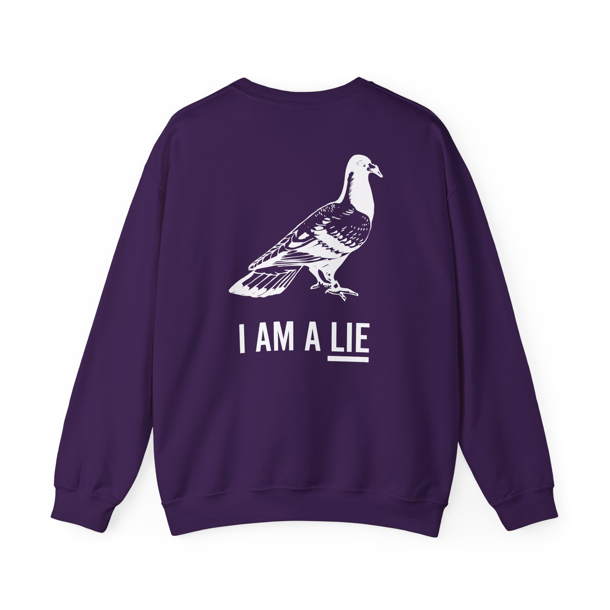 Birds Arent Real I am a Lie Unisex Heavy Blendâ„¢ Crewneck Sweatshirt