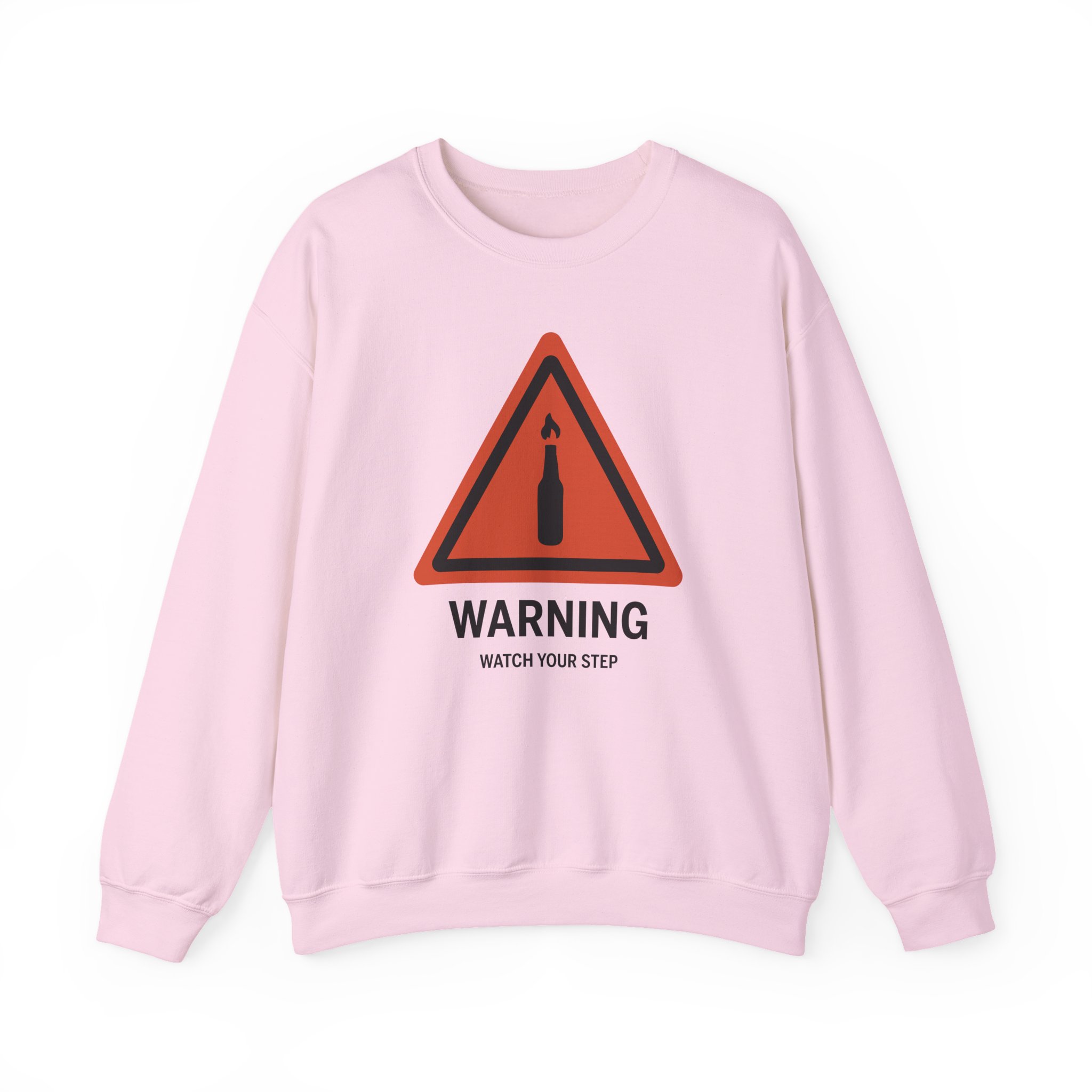 Summit1g Warning Watch Your Step Unisex Heavy Blendâ„¢ Crewneck Sweatshirt