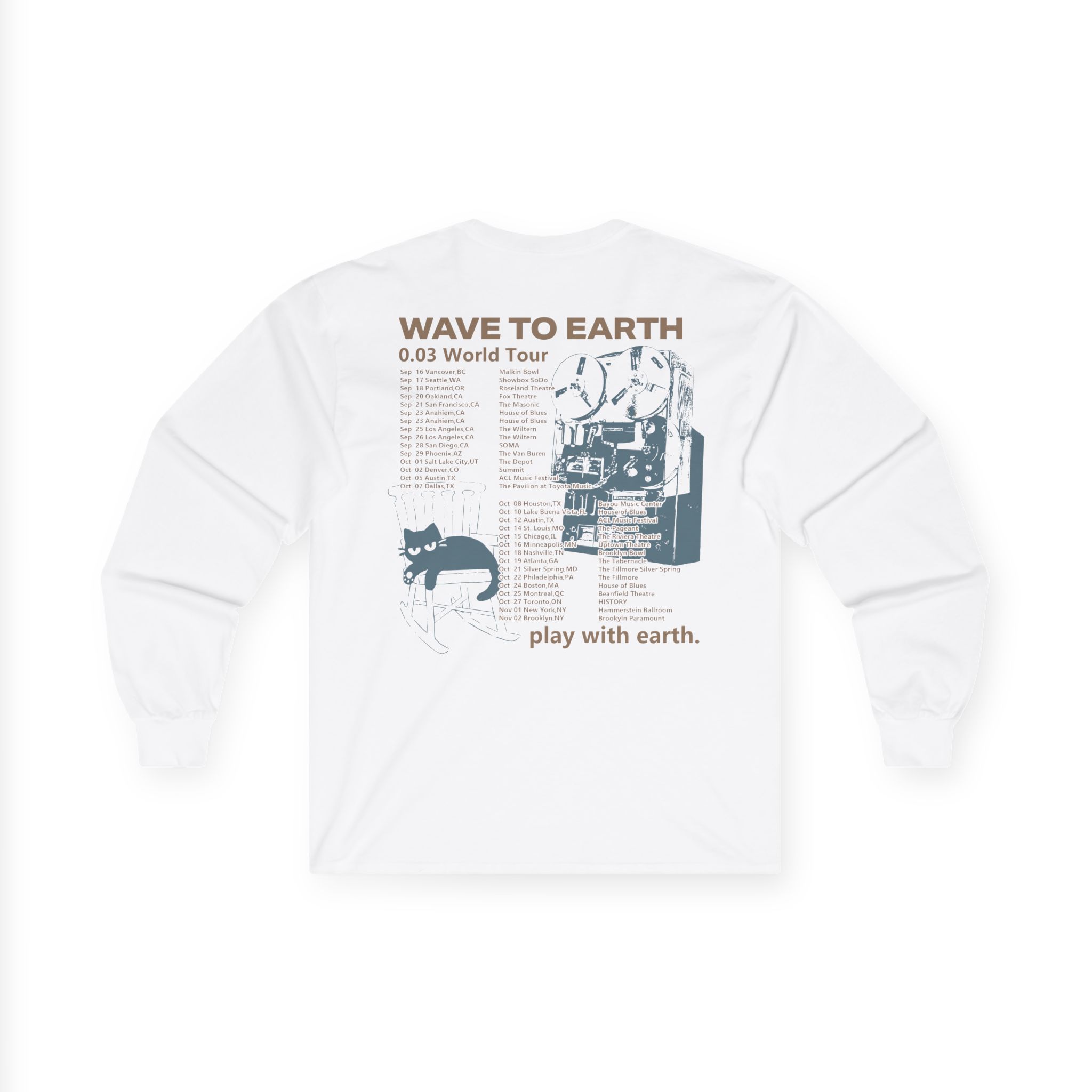 Wave to Earth 0.03 Na Tour Unisex Ultra Cotton Long Sleeve Tee