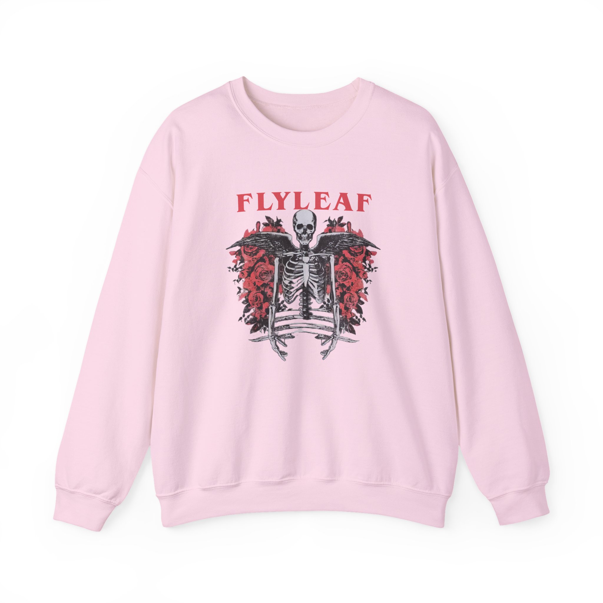 Flyleaf Skeleton Angel Unisex Heavy Blendâ„¢ Crewneck Sweatshirt