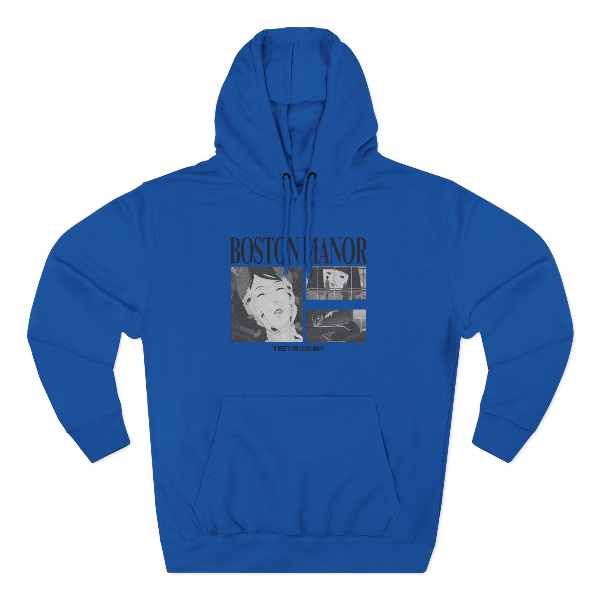 Boston Manor Paprika Three-Panel Fleece Hoodie