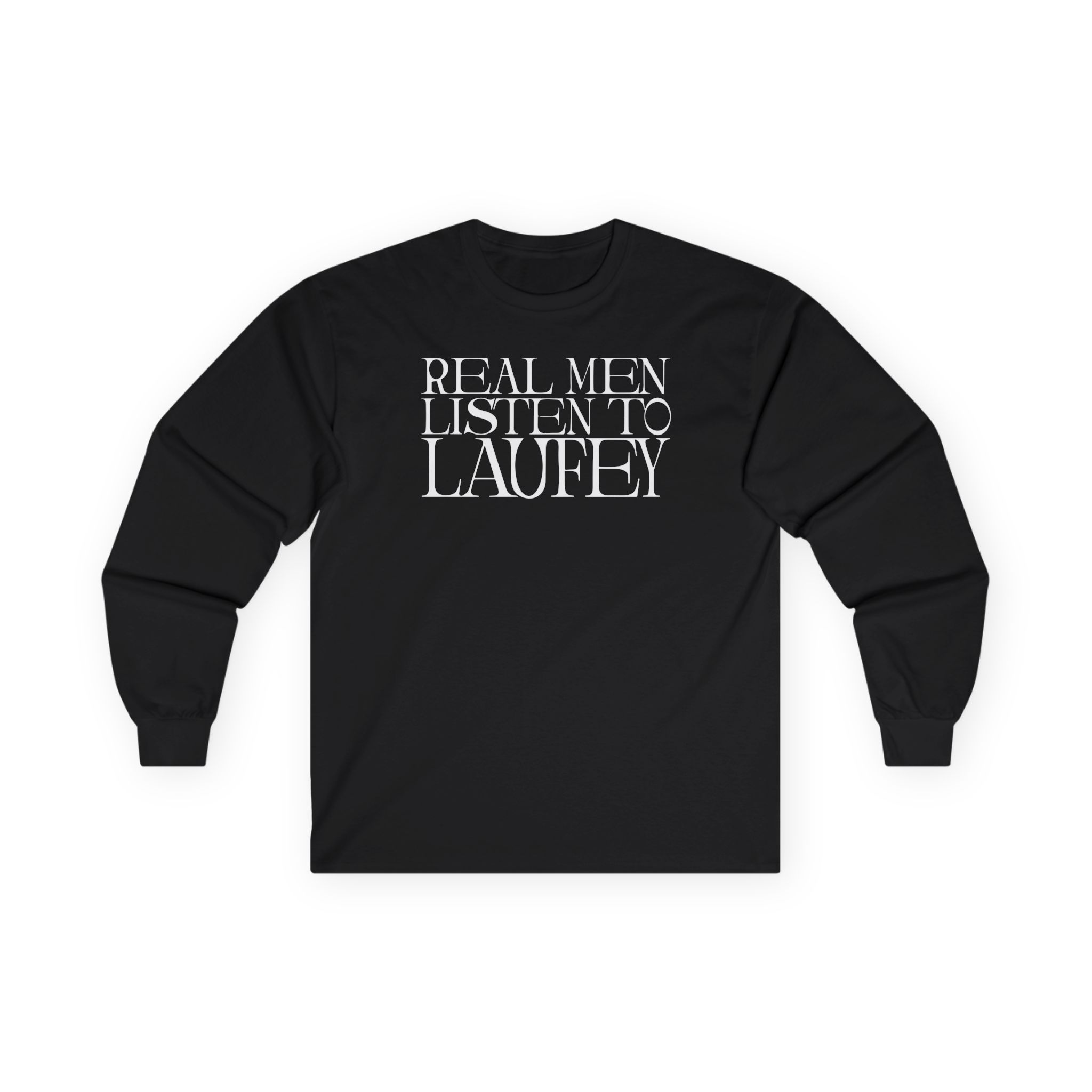Real Men Listen to Laufey Unisex Ultra Cotton Long Sleeve Tee