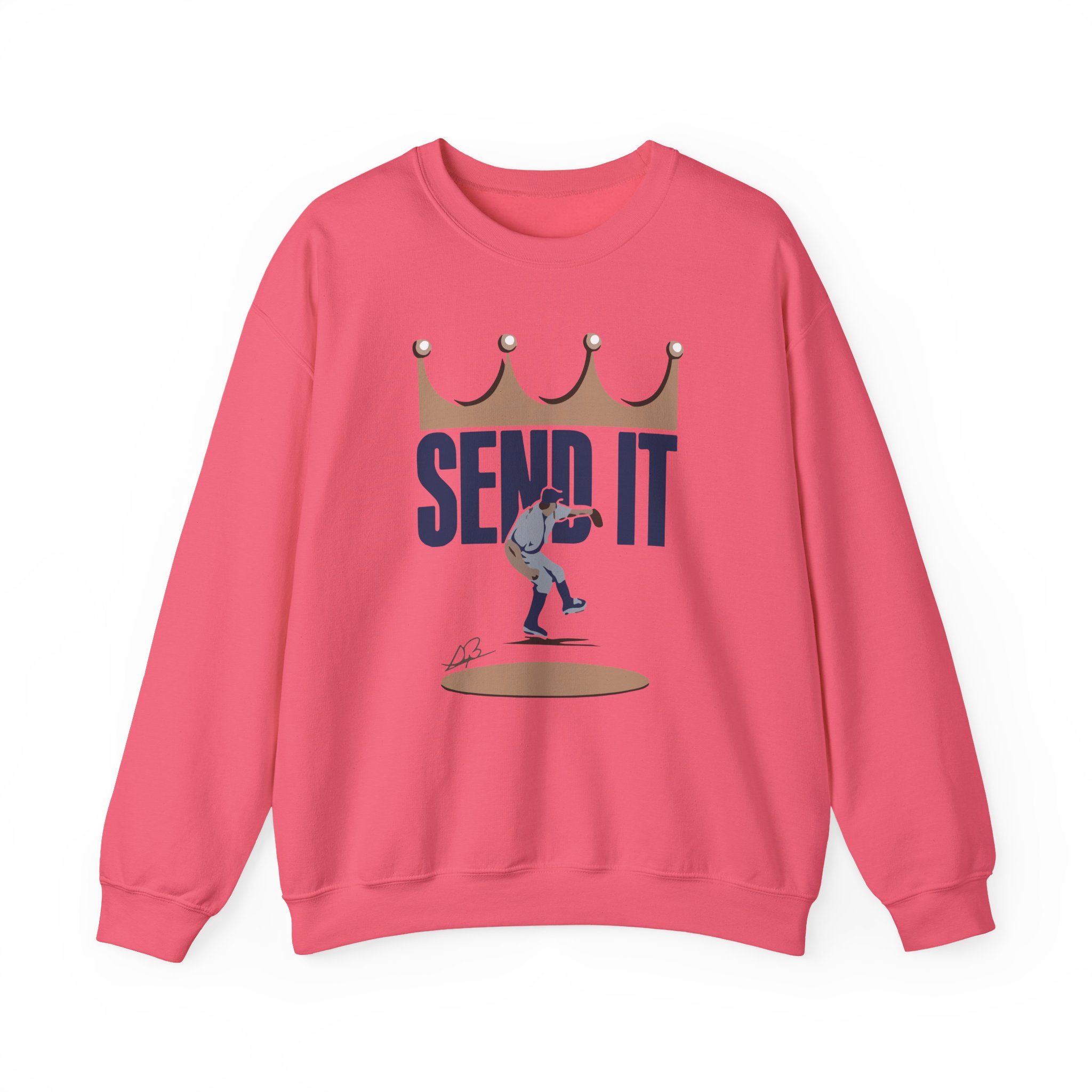 Trevor Bauer Send It Unisex Heavy Blendâ„¢ Crewneck Sweatshirt