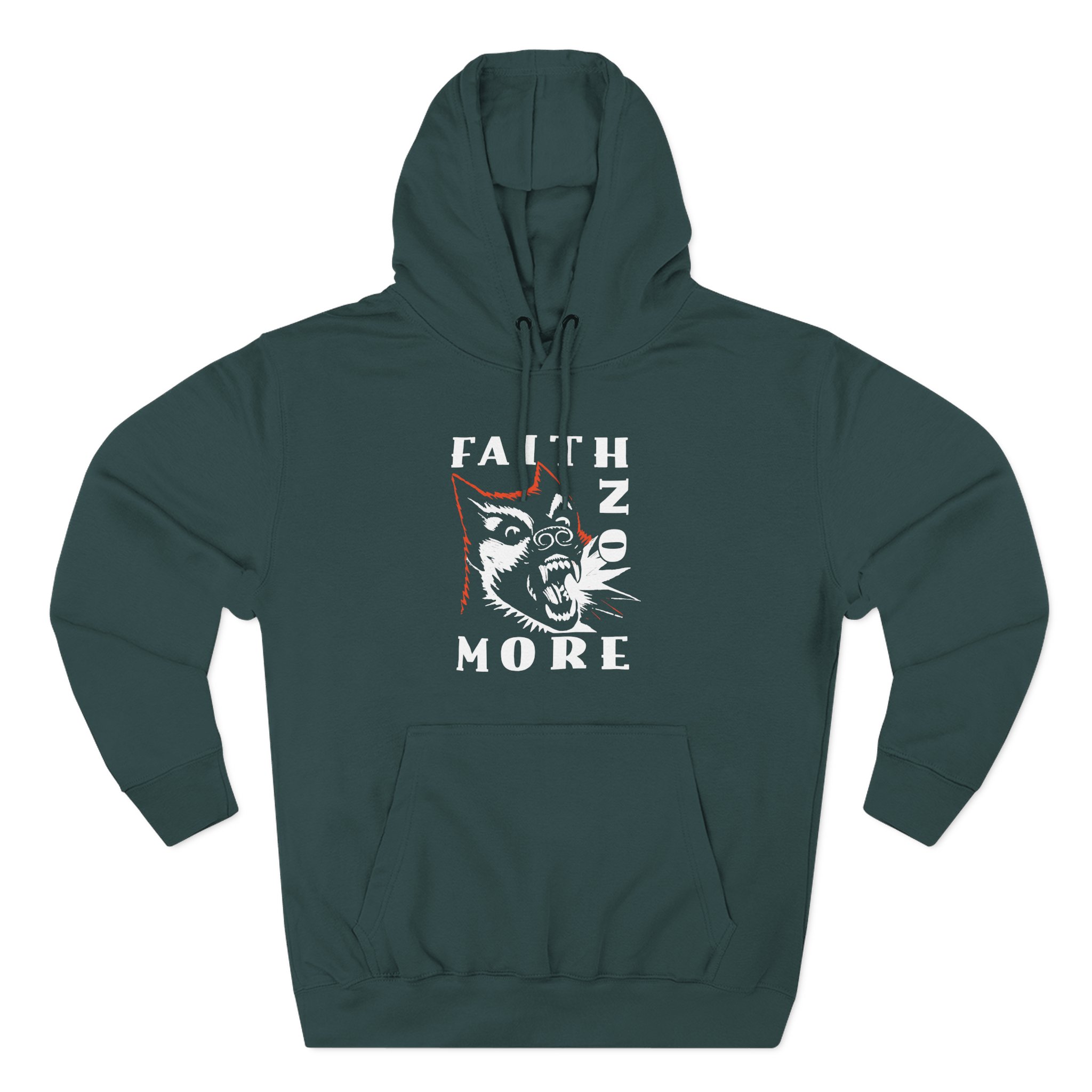 Faith No More Logo Dog Three-Panel Fleece Hoodie