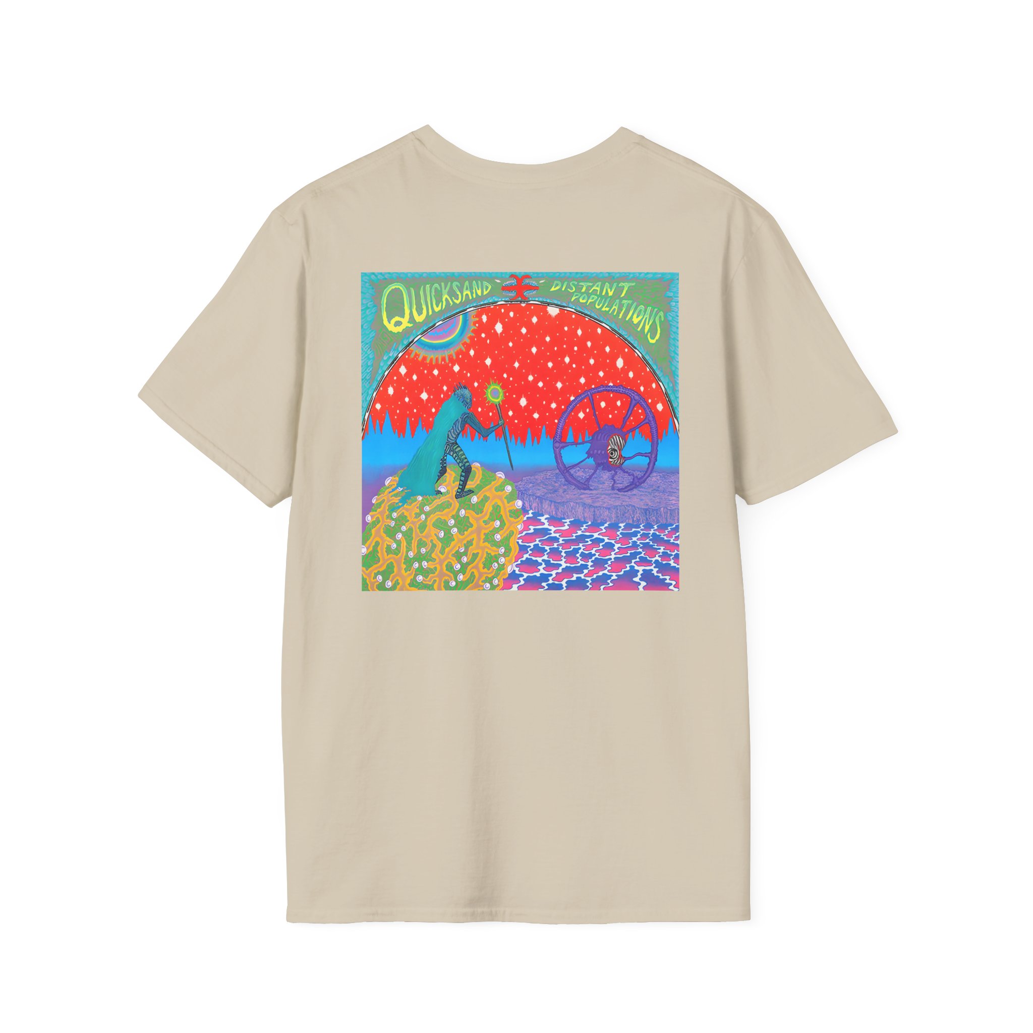 Quicksand Distant Populations Unisex Softstyle T-Shirt