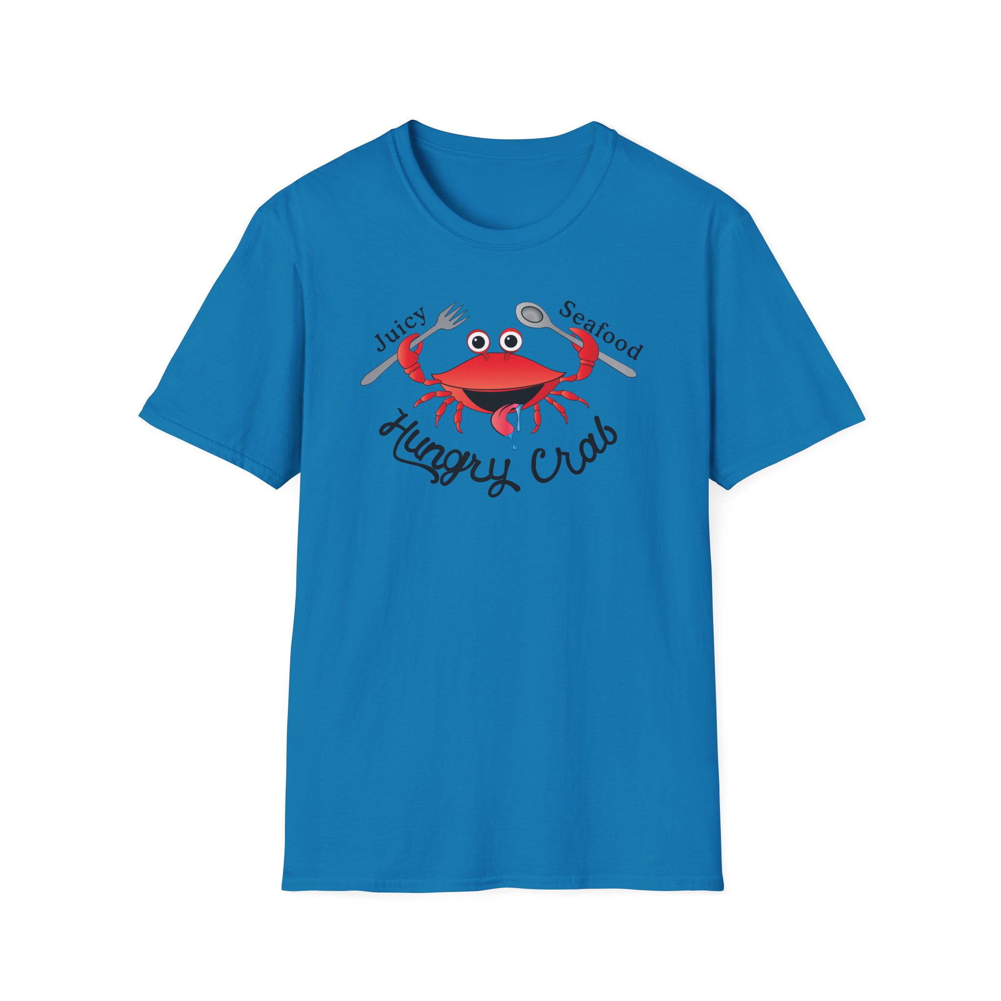 Hungry Box Hungry Crab Juicy Seafood Unisex Softstyle T-Shirt