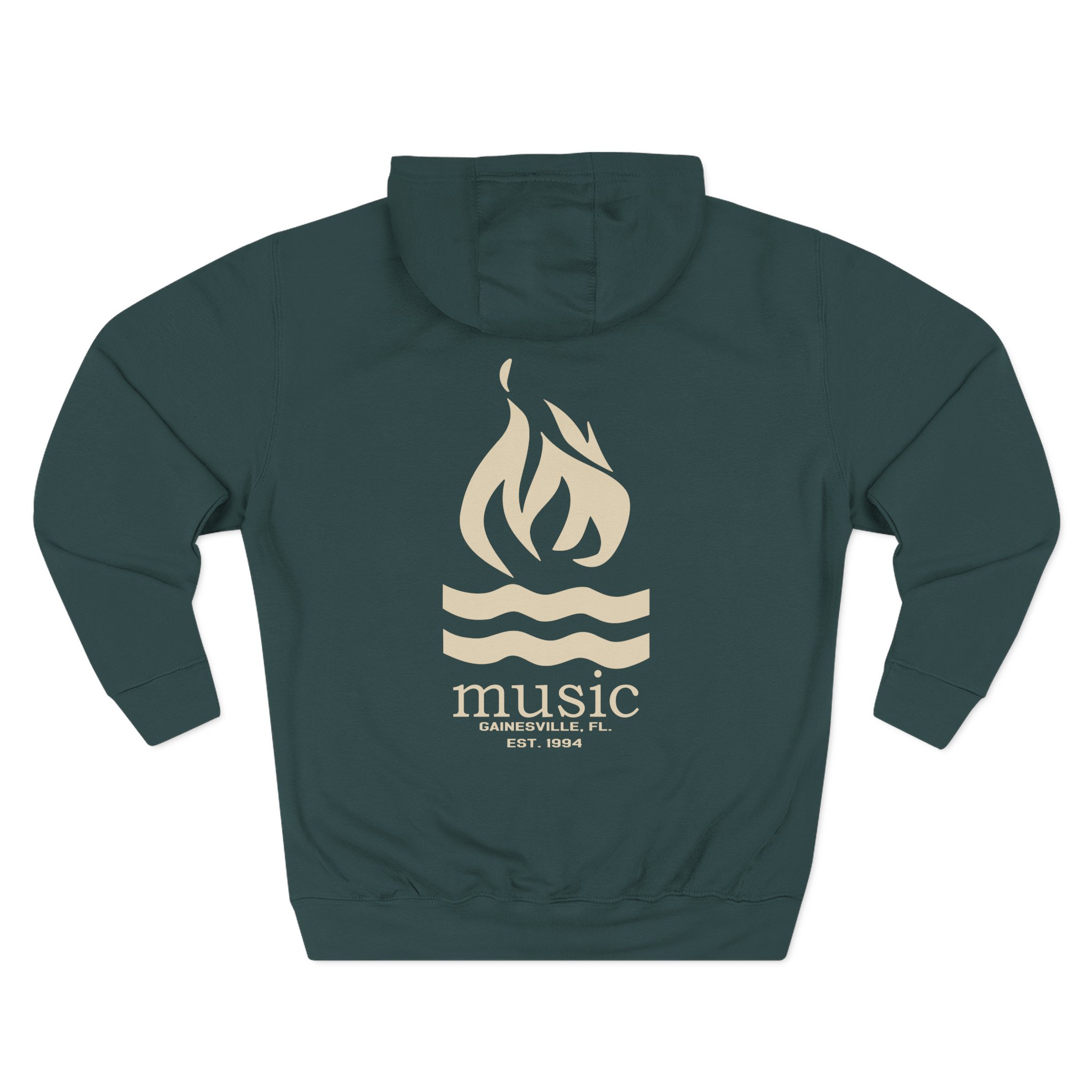 Hot Water Music Logo Three-Panel Fleece Hoodie