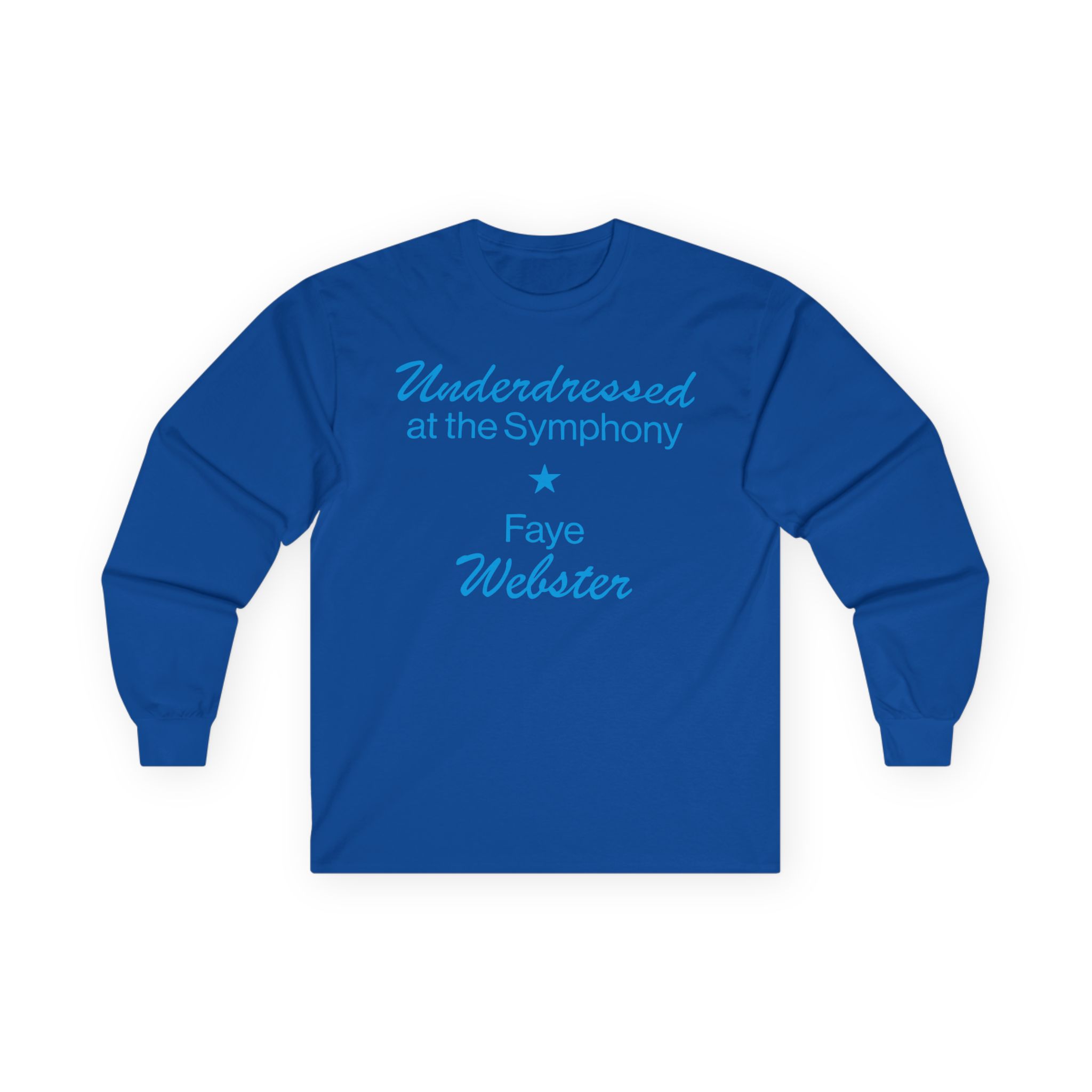 Faye Webster Underdressed at the Symphony 2024 Tour Unisex Ultra Cotton Long Sleeve Tee