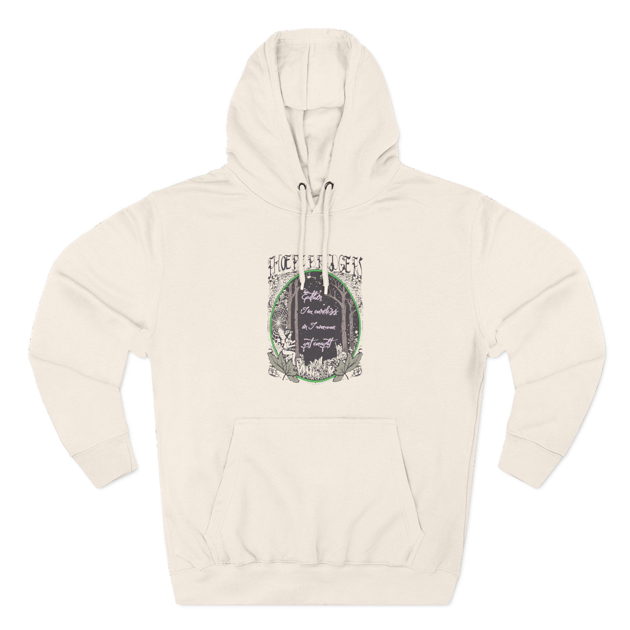 Phoebe Bridgers Ether Tin Cartels on I Wanna Get Caught Three-Panel Fleece Hoodie