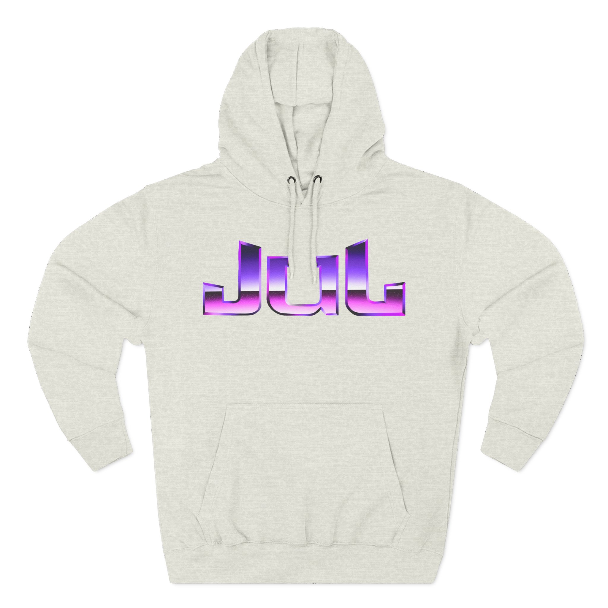 Jul Three-Panel Fleece Hoodie