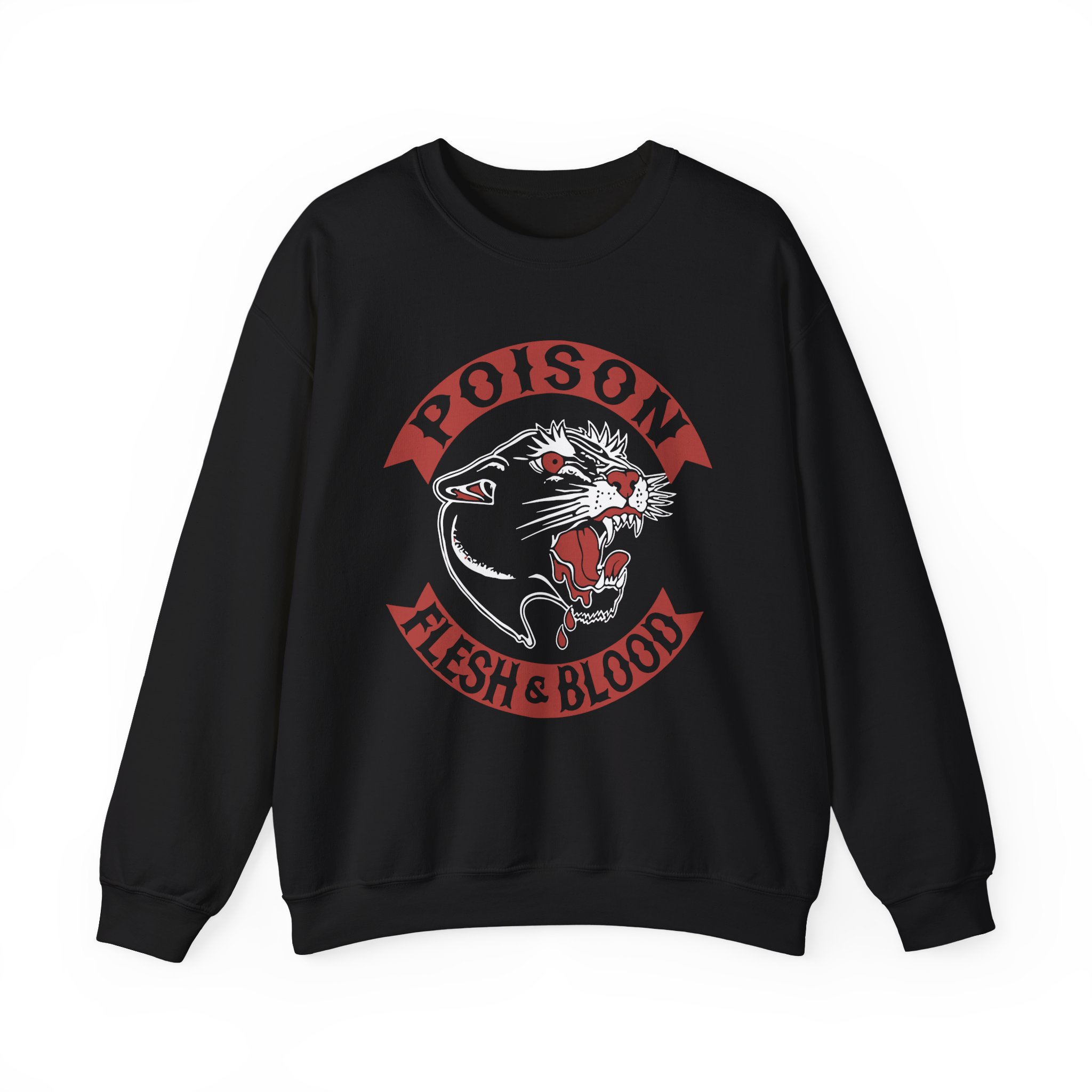Poison Flesh & Blood Unisex Heavy Blendâ„¢ Crewneck Sweatshirt
