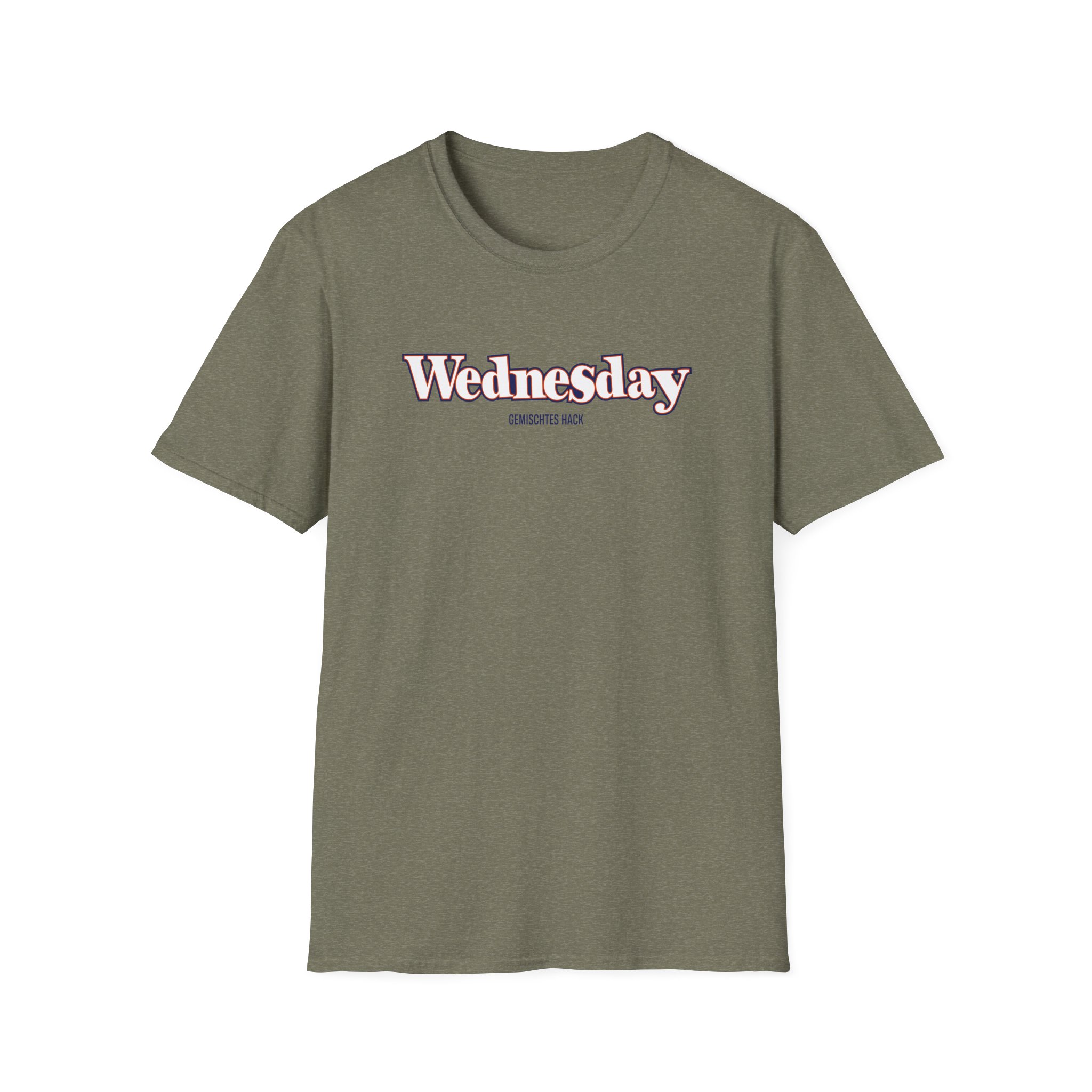 Gemischtes Hack Wednesday Unisex Softstyle T-Shirt