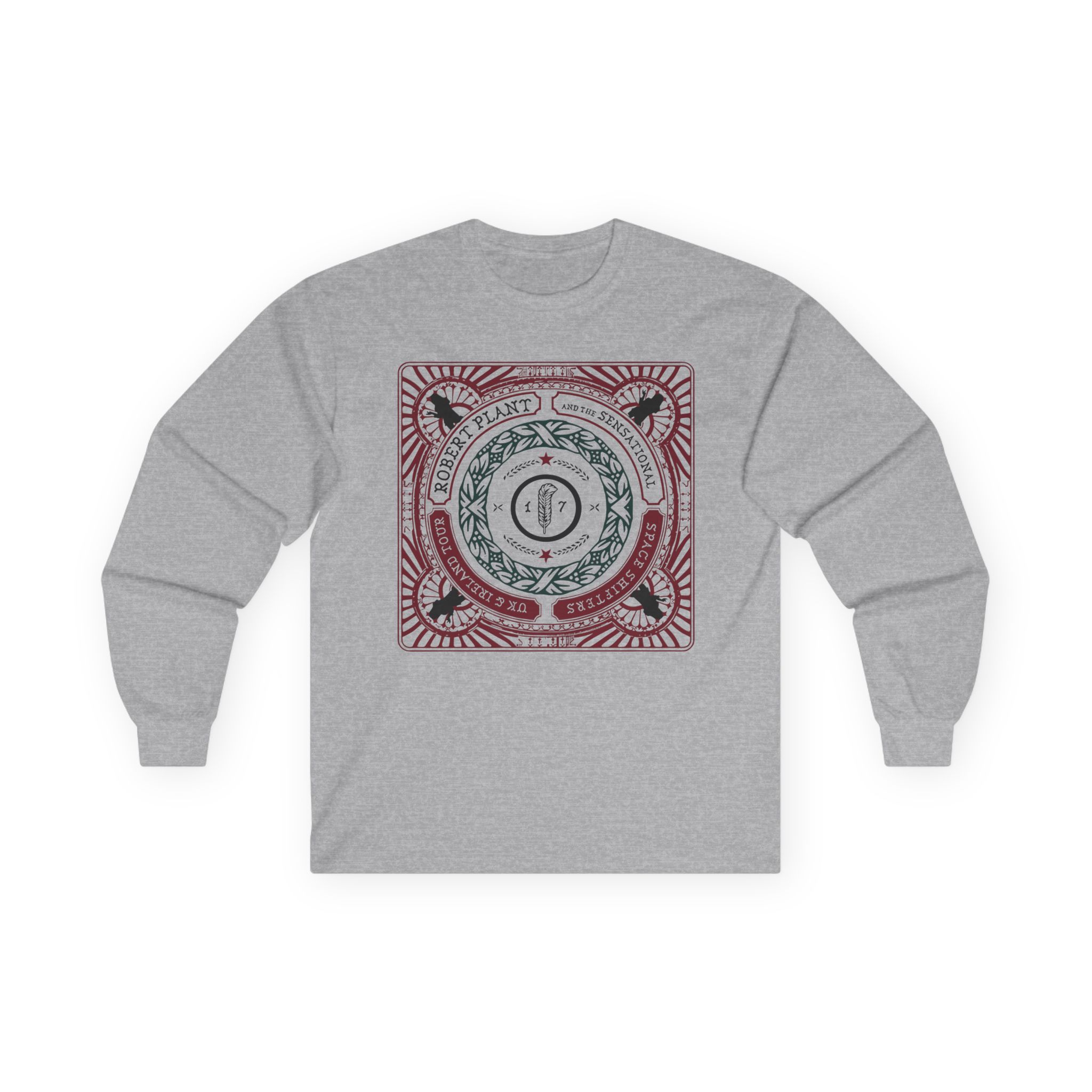 Robert Plant Retrographic Unisex Ultra Cotton Long Sleeve Tee