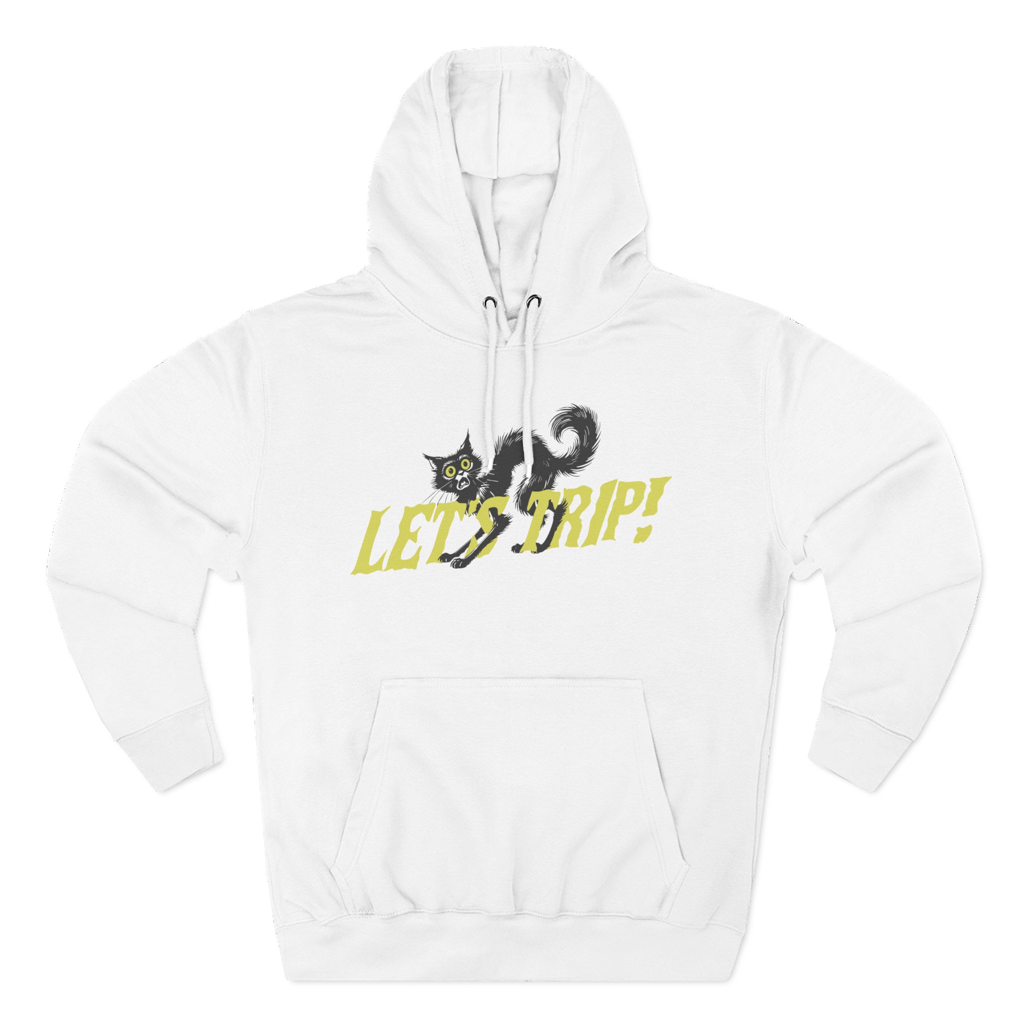Sturniolo Let's Trip Cat Three-Panel Fleece Hoodie