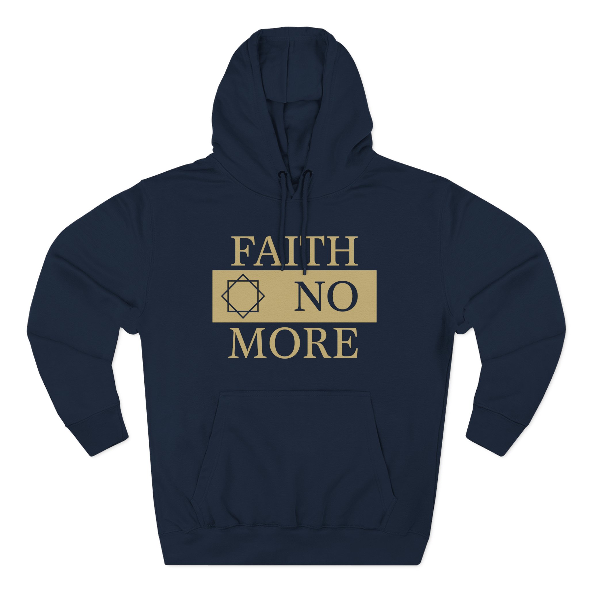 Faith No More Gold Logo Three-Panel Fleece Hoodie