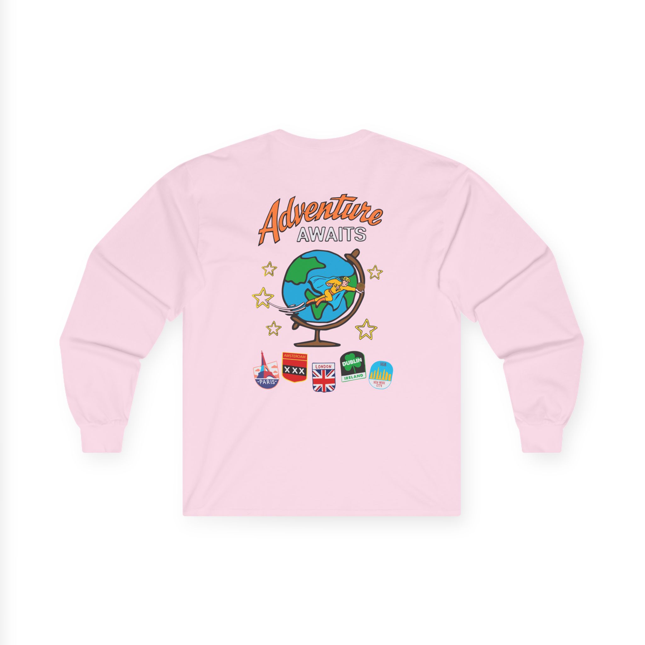 Ryan Trahan One Cent Adventure Awaits Travel Club Unisex Ultra Cotton Long Sleeve Tee
