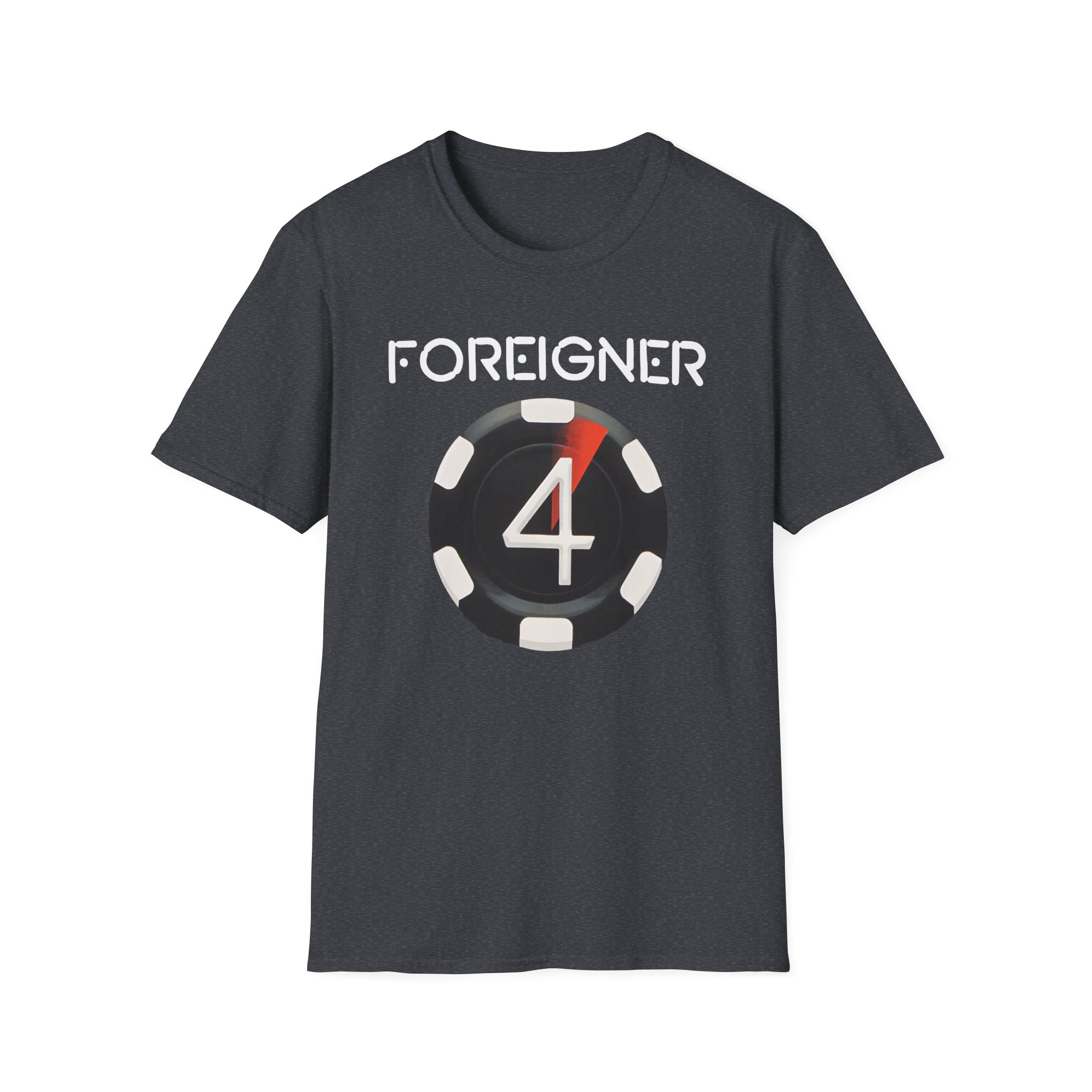 Foreigner 4 Poker Chip Unisex Softstyle T-Shirt