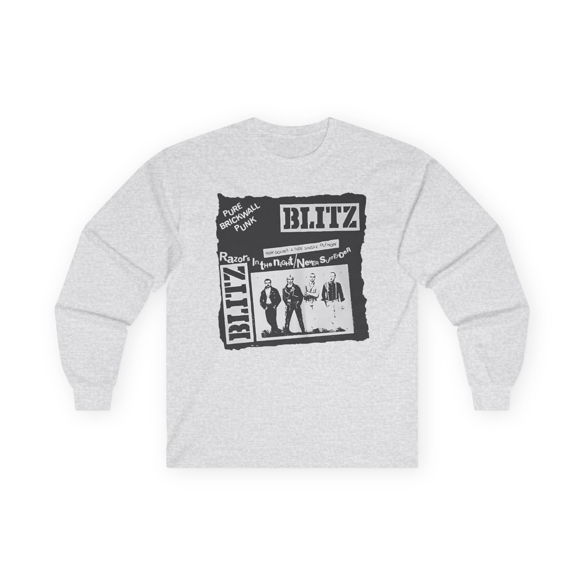 Blitz Pure Brick Wall Unisex Ultra Cotton Long Sleeve Tee