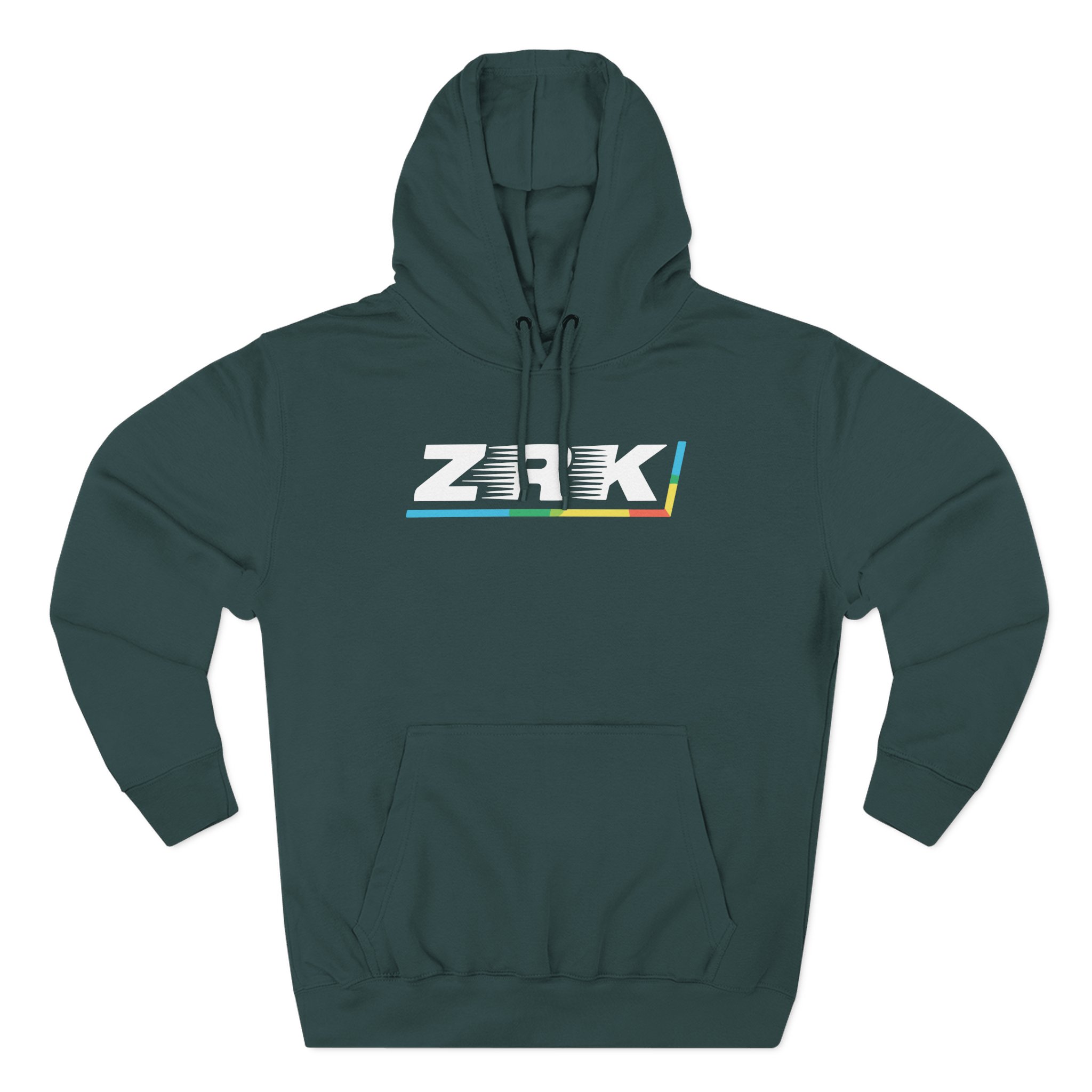 Zerkaa Three-Panel Fleece Hoodie