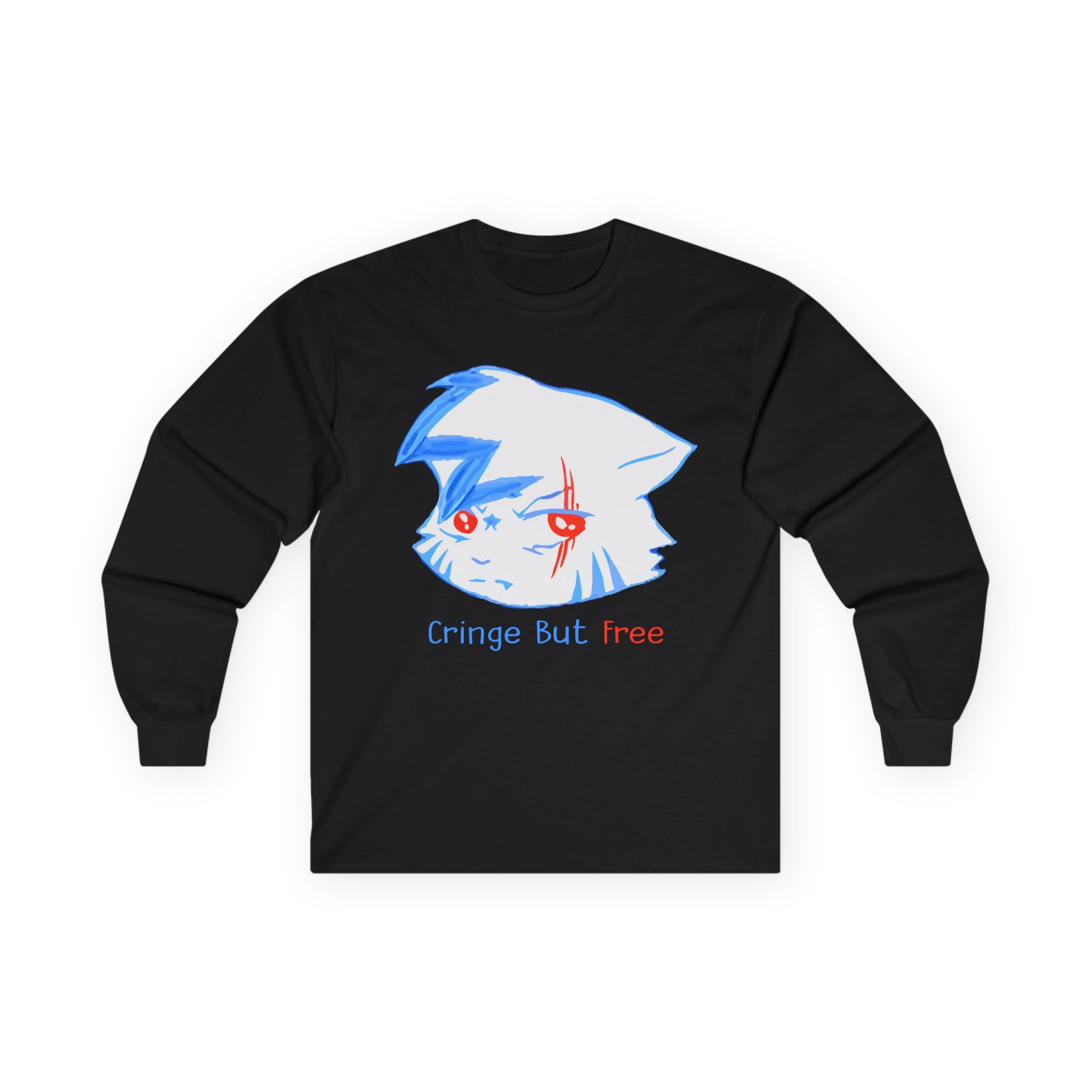 Izzzyzzz Cringe but Free Unisex Ultra Cotton Long Sleeve Tee
