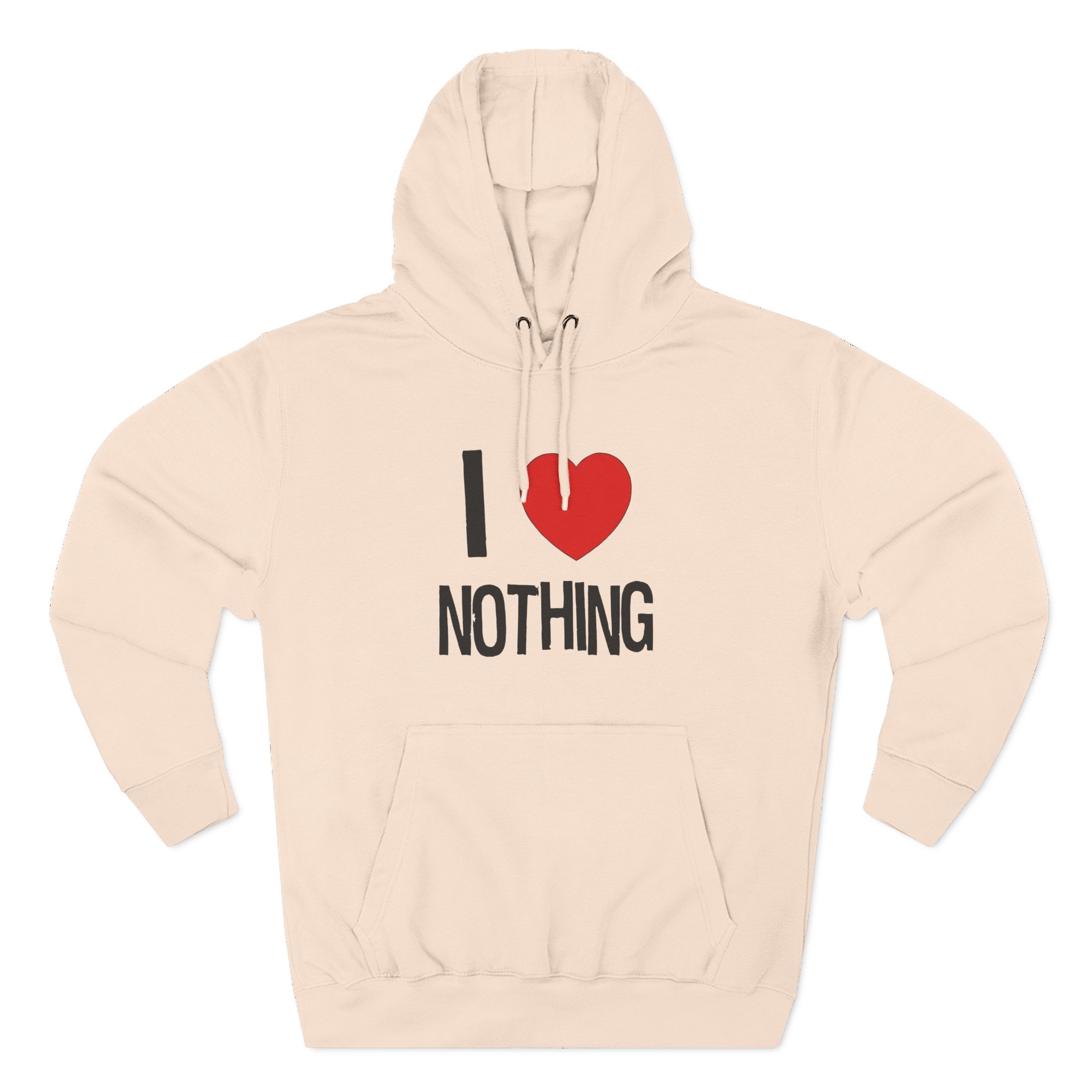 Armor for Sleep I Heart Nothing Three-panel Fleece Hoodie
