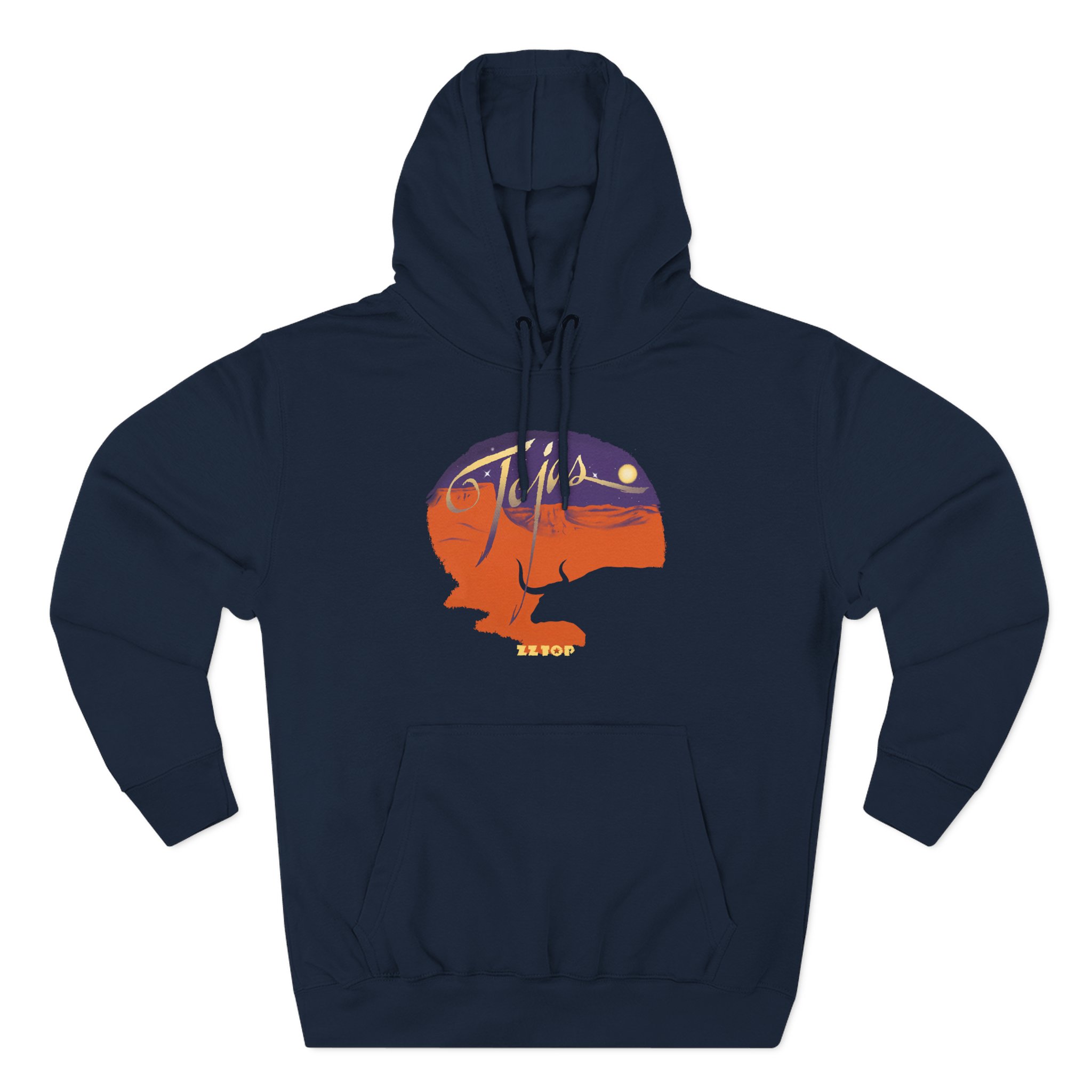 ZZ Top Tejas Three-Panel Fleece Hoodie