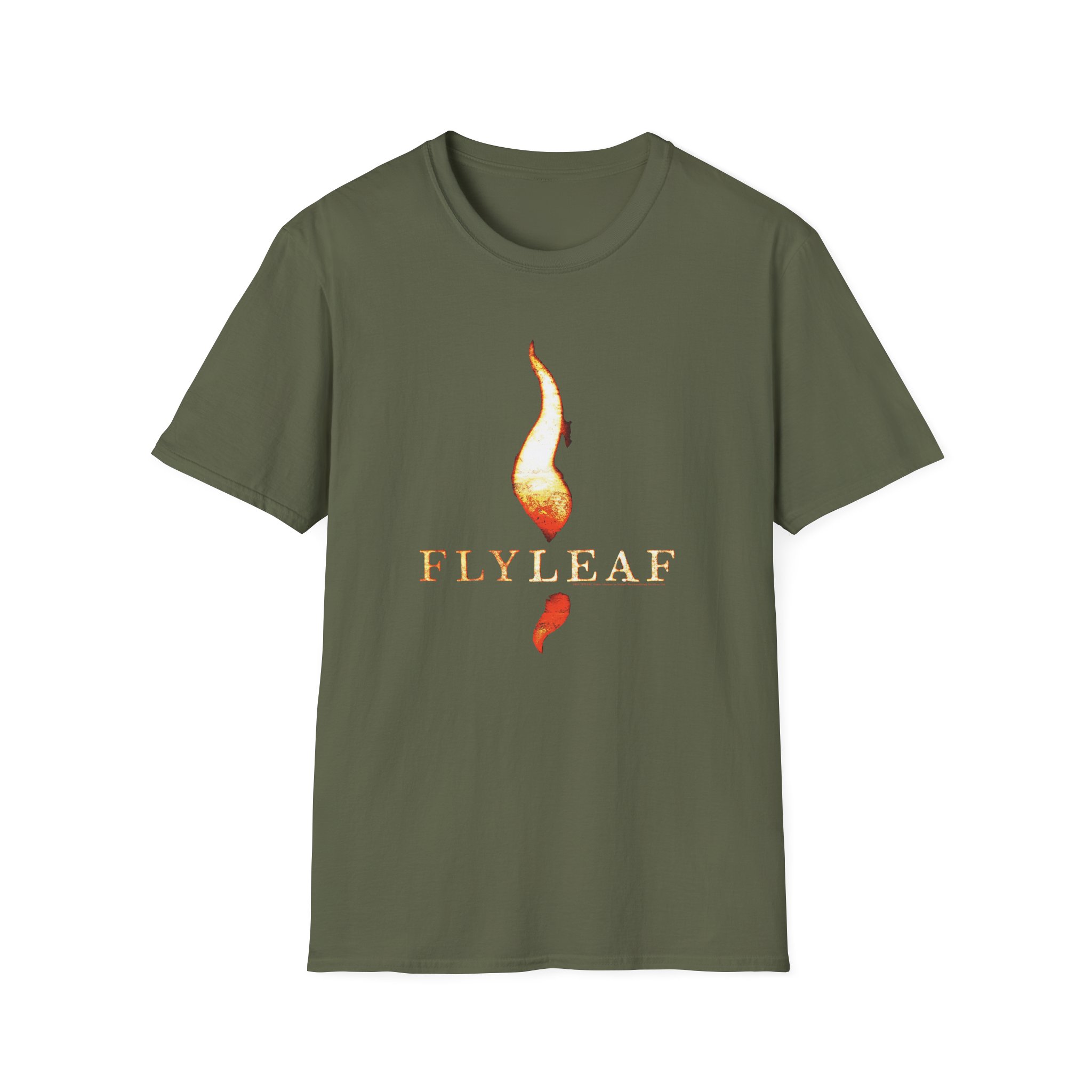 Flyleaf Flame Logo Unisex Softstyle T-Shirt