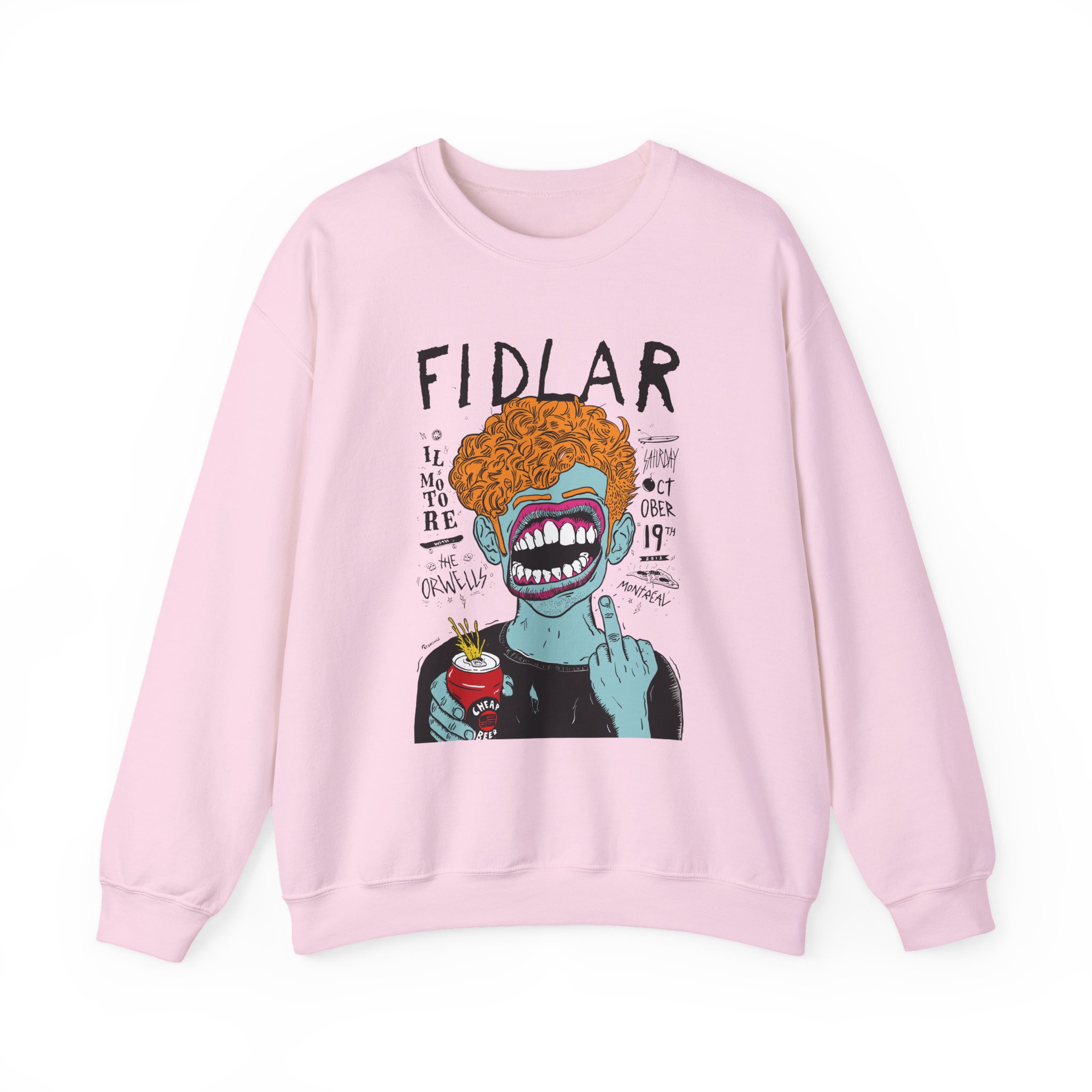Fidlar Band Rock the Orwells Unisex Heavy Blendâ„¢ Crewneck Sweatshirt