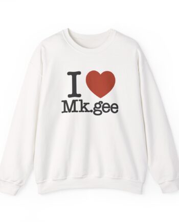 Mkgee I Love Unisex Heavy Blend™ Crewneck Sweatshirt