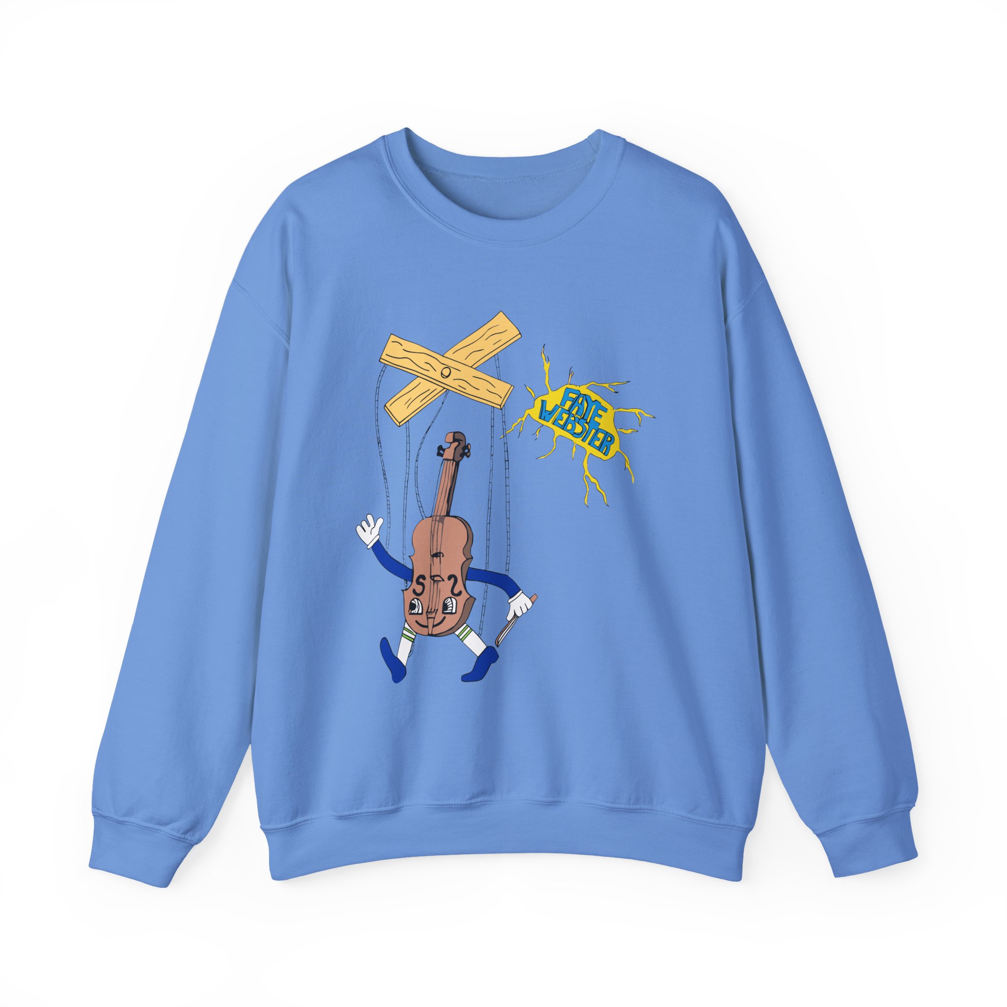 Faye Webster Felt Tip Unisex Heavy Blendâ„¢ Crewneck Sweatshirt