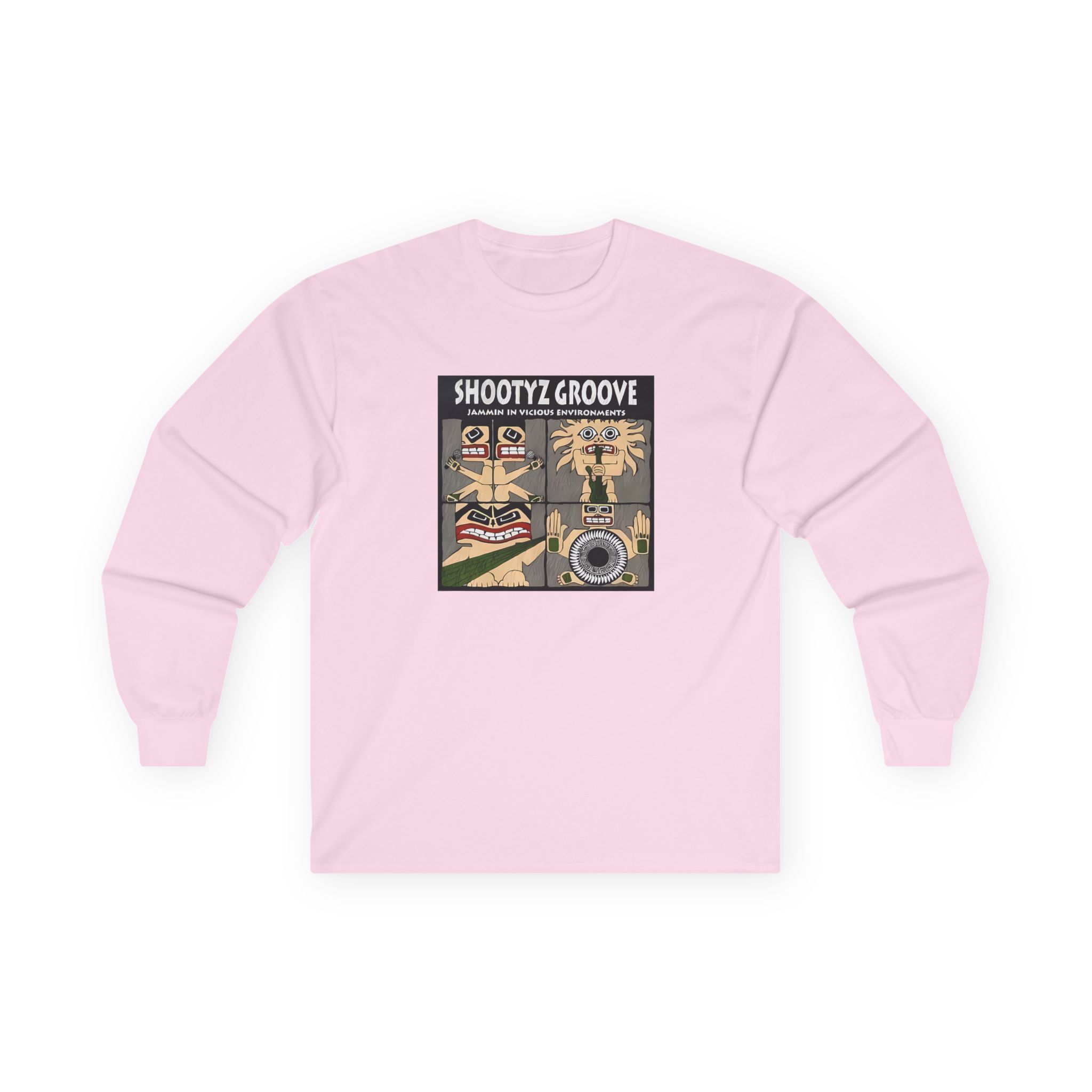 Shootyz Groove Jammin in Vicious Environments Album Cover Unisex Ultra Cotton Long Sleeve Tee
