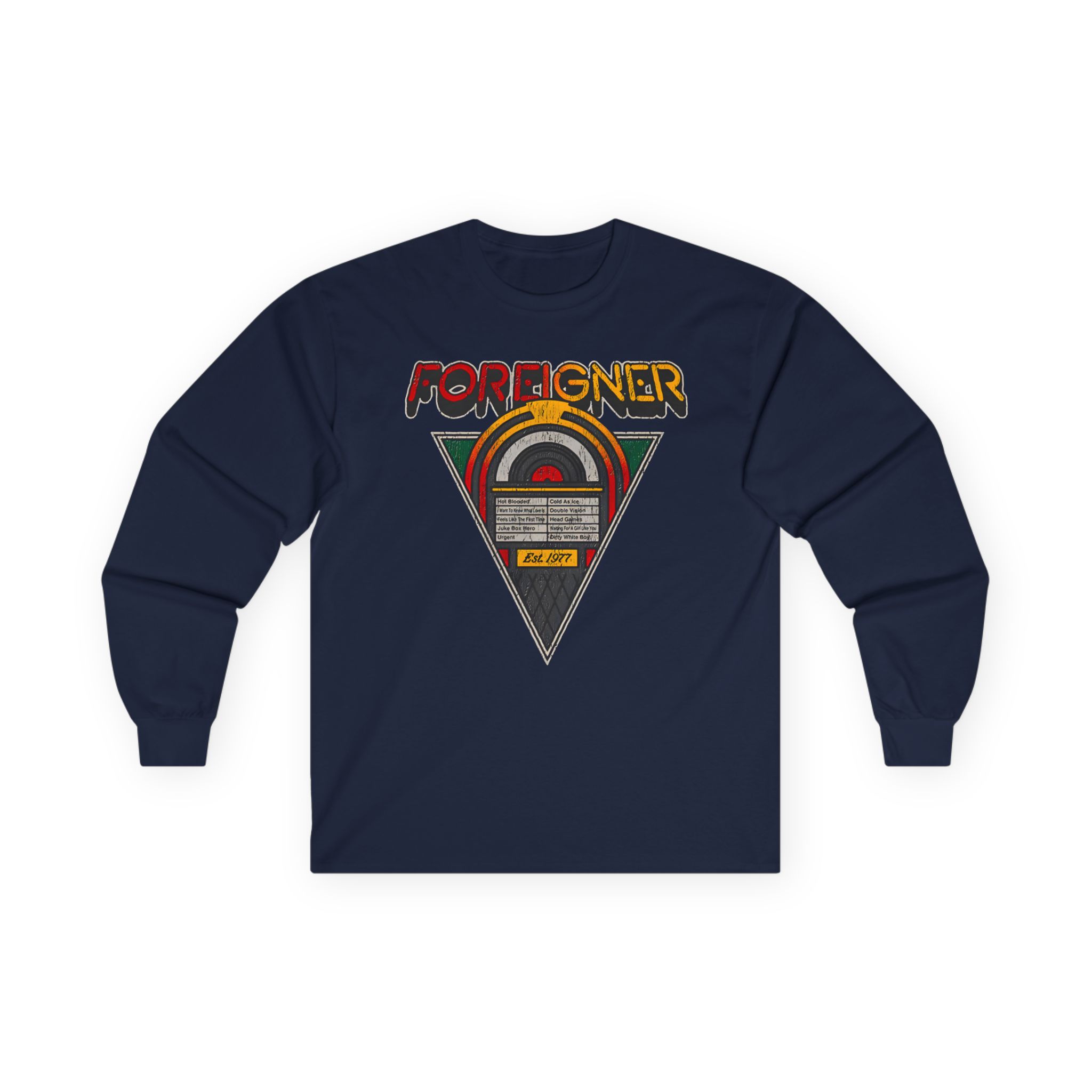 Foreigner Juke Box Unisex Ultra Cotton Long Sleeve Tee