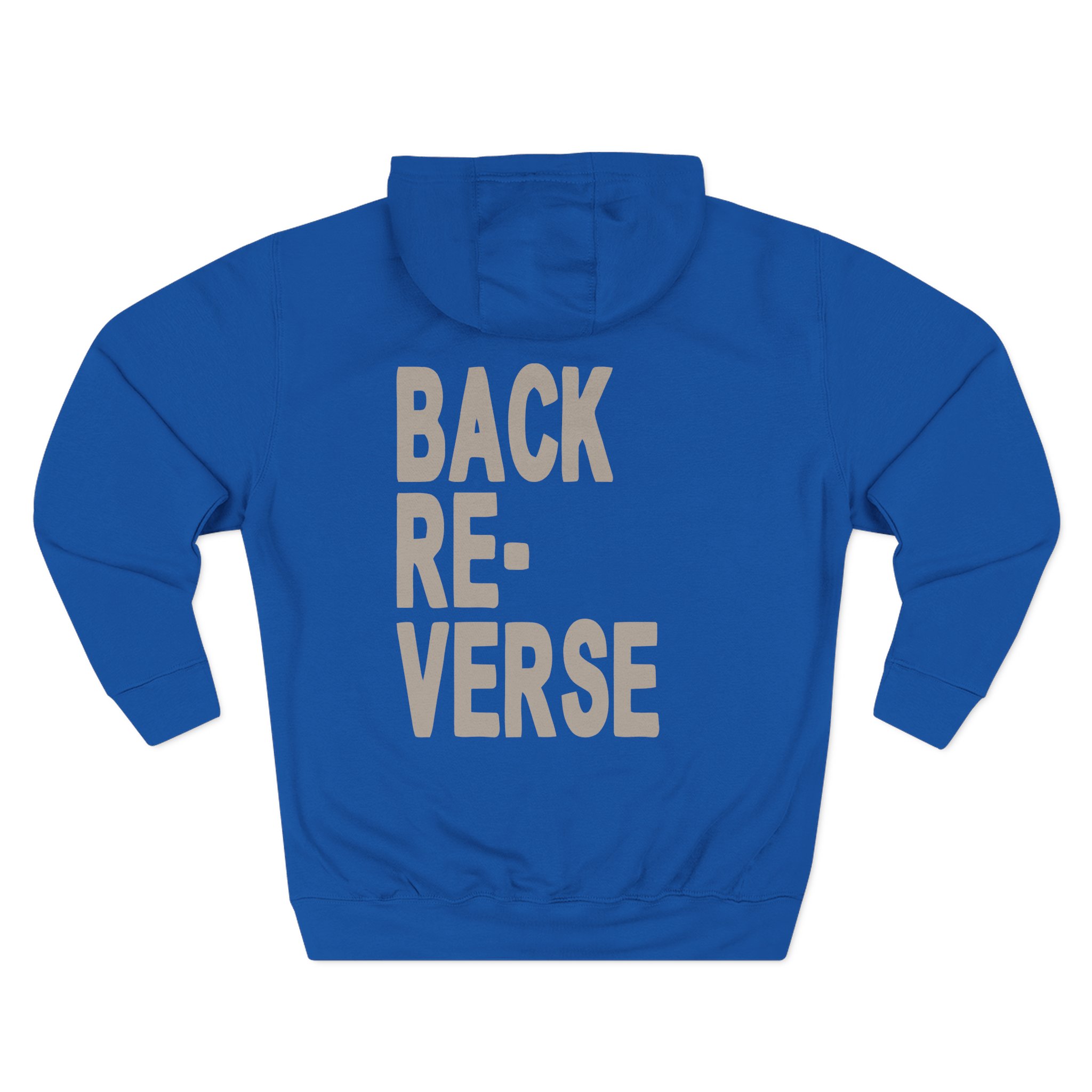 Armchair Expert Reverse Back Three-Panel Fleece Hoodie