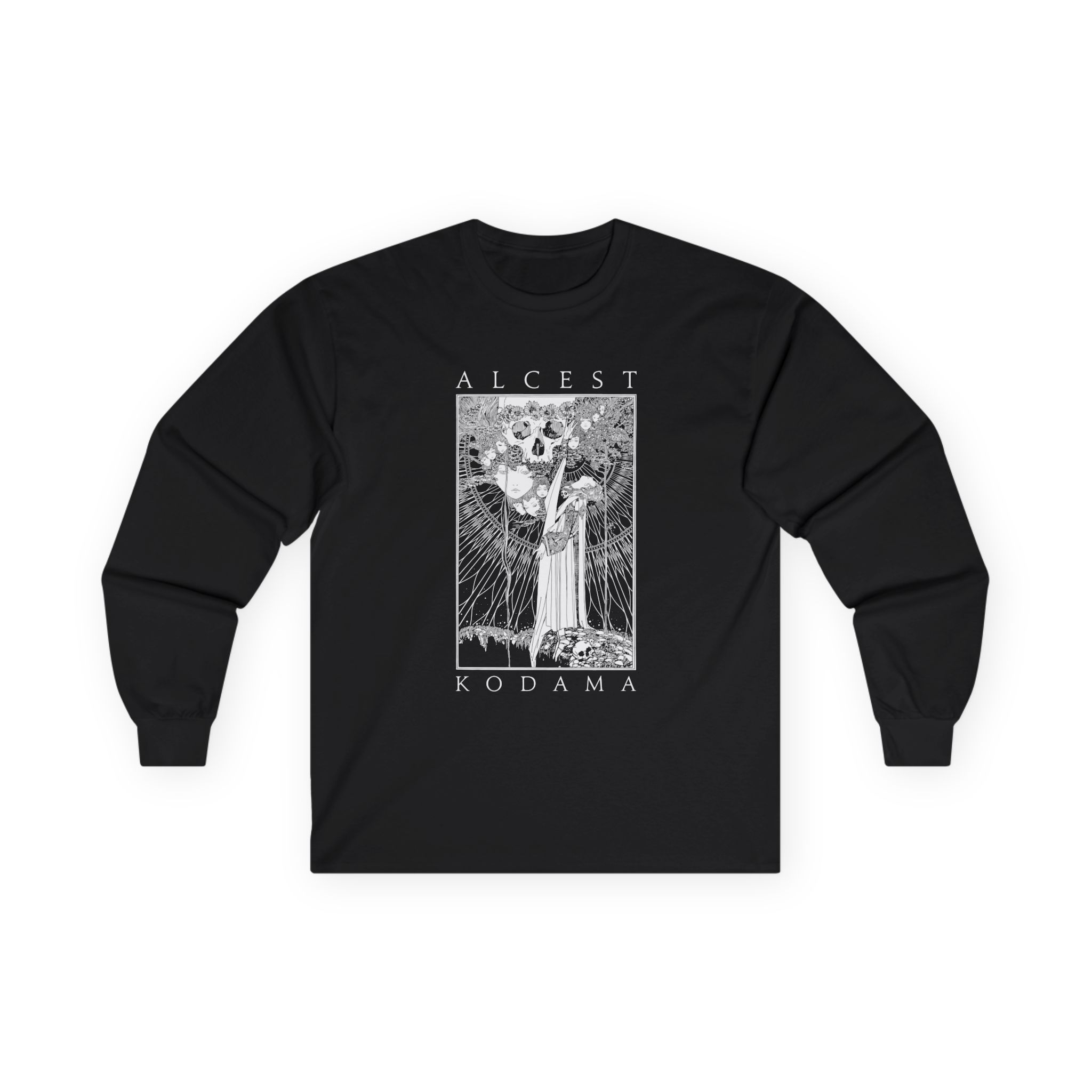Alcest Kodama Faces Unisex Ultra Cotton Long Sleeve Tee