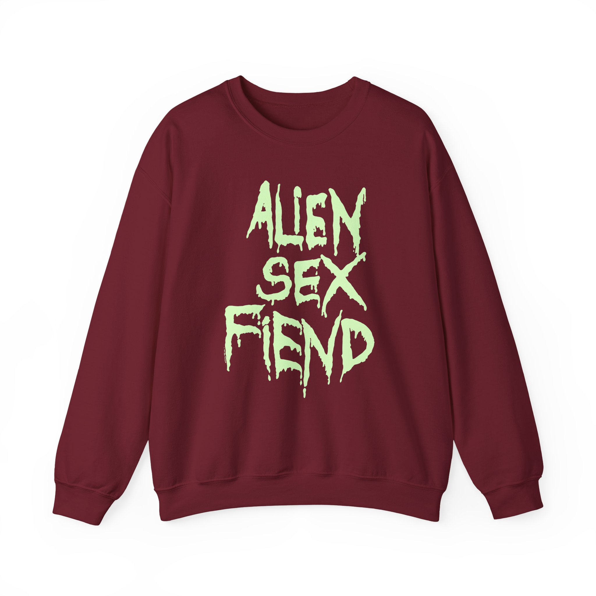 Alien Sex Fiend Glow in the Dark Unisex Heavy Blendâ„¢ Crewneck Sweatshirt