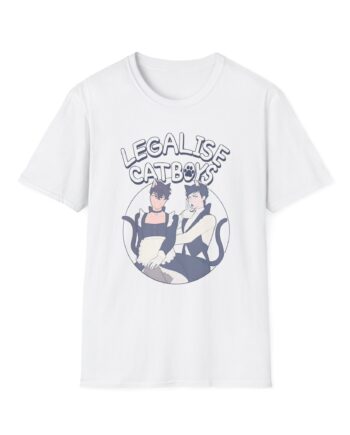 Dan and Phil Legalise Catboys Unisex Softstyle T-Shirt