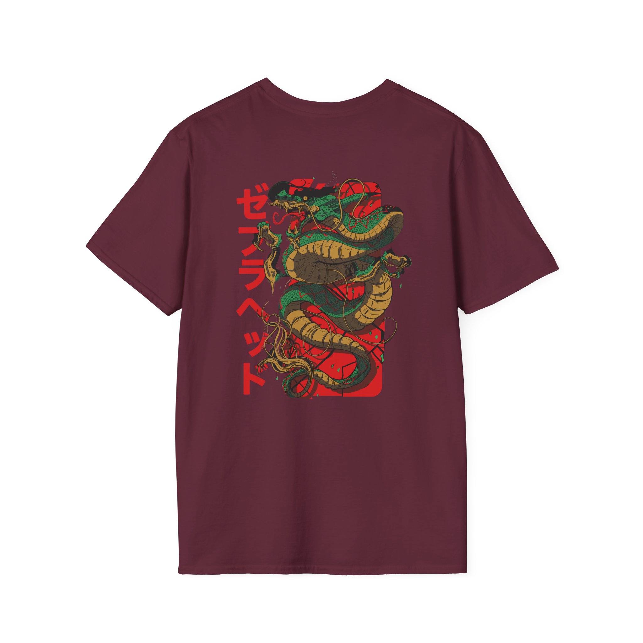 Zebrahead Japanese Dragon Unisex Softstyle T-Shirt