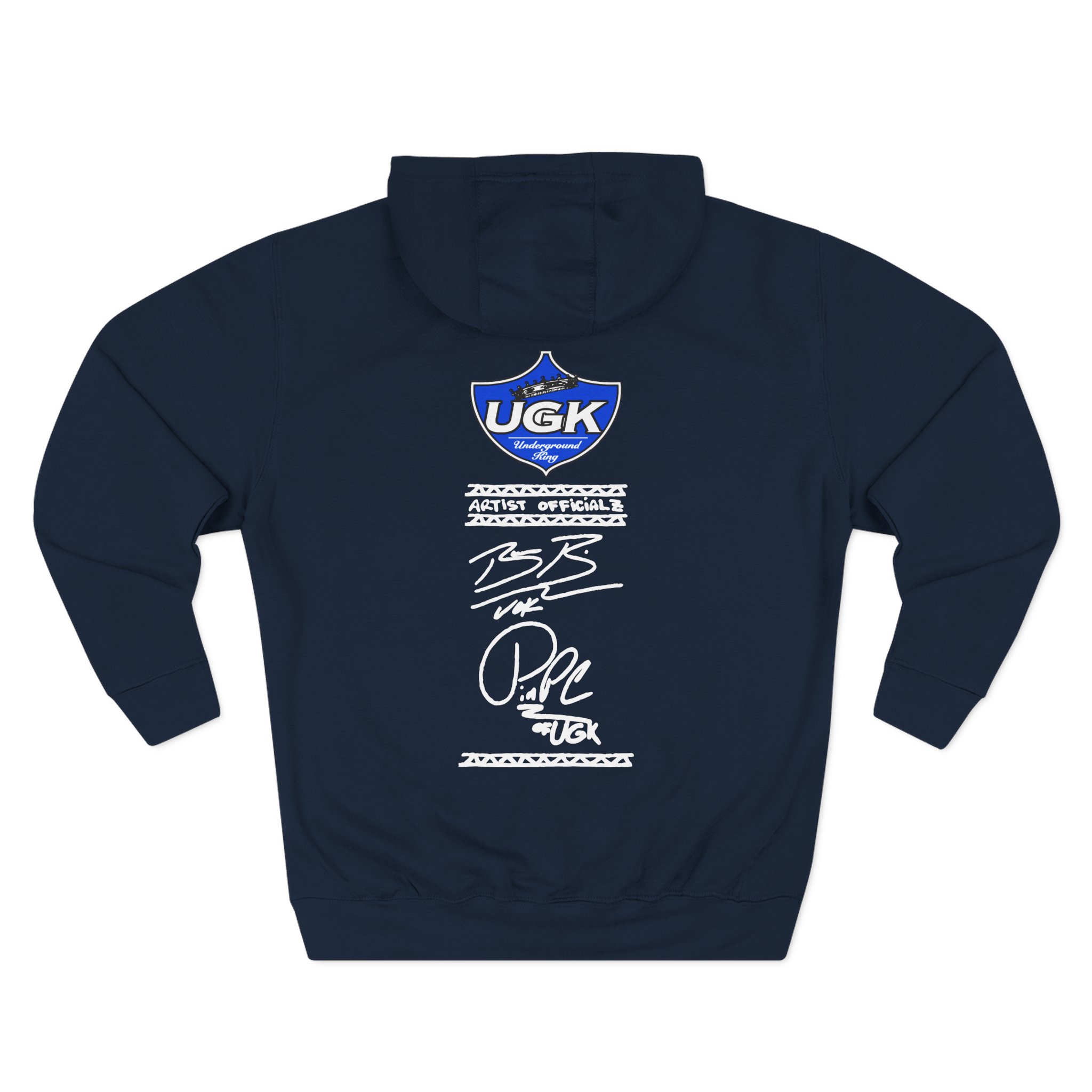 UGK 4 Life Three-Panel Fleece Hoodie