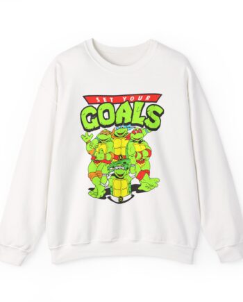Set Your Goals Ninja Turtles Unisex Heavy Blend™ Crewneck Sweatshirt