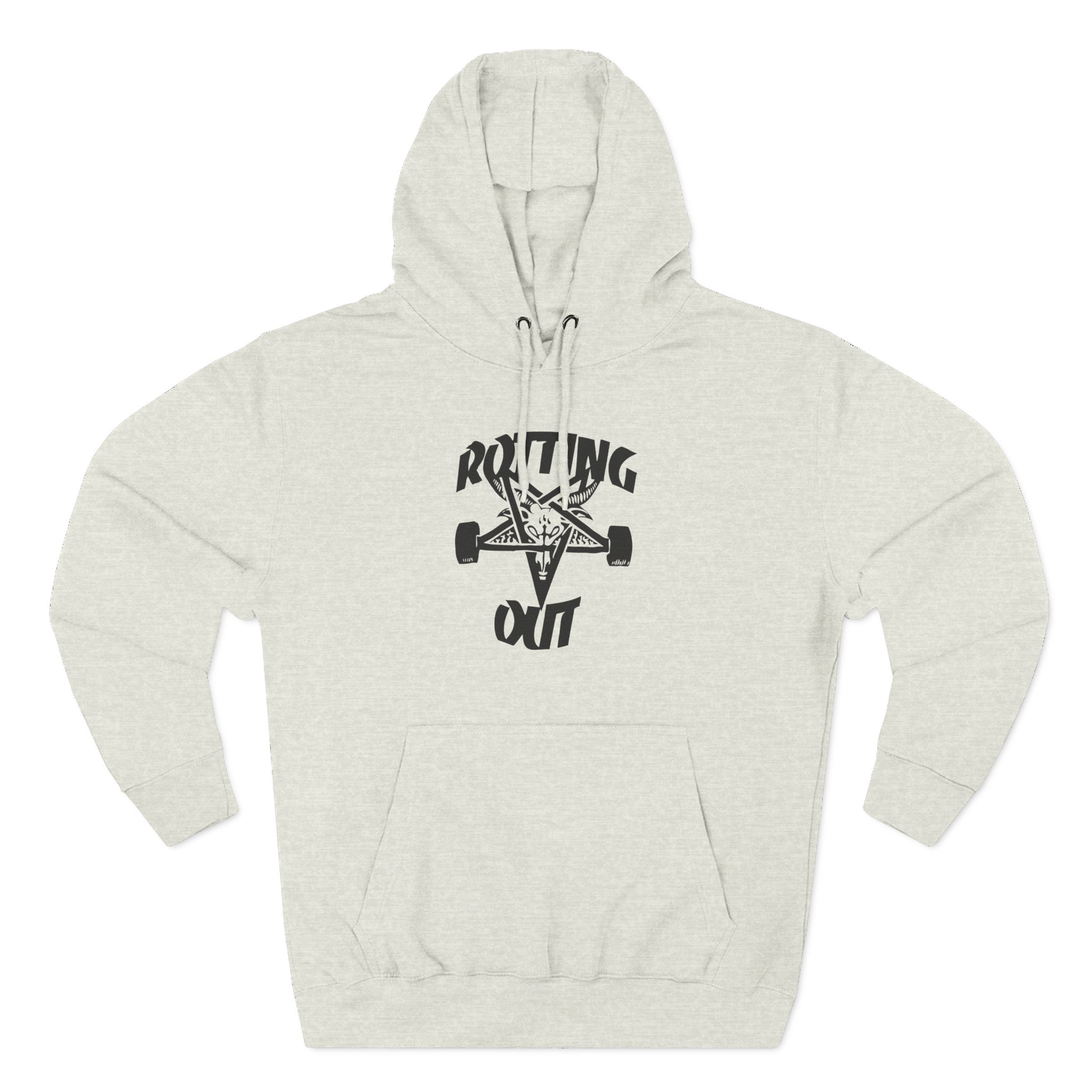 Rotting Out Three-Panel Fleece Hoodie