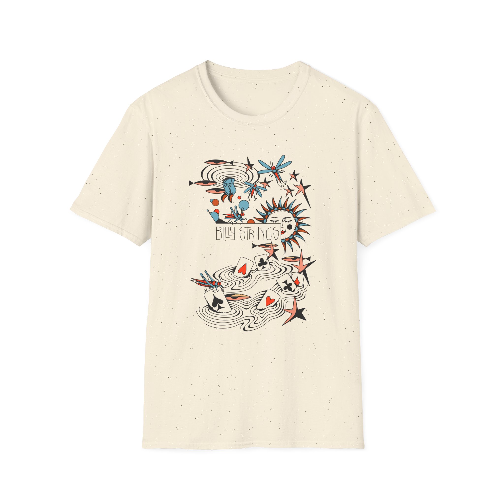 Billy Strings River of Cards Unisex Softstyle T-Shirt